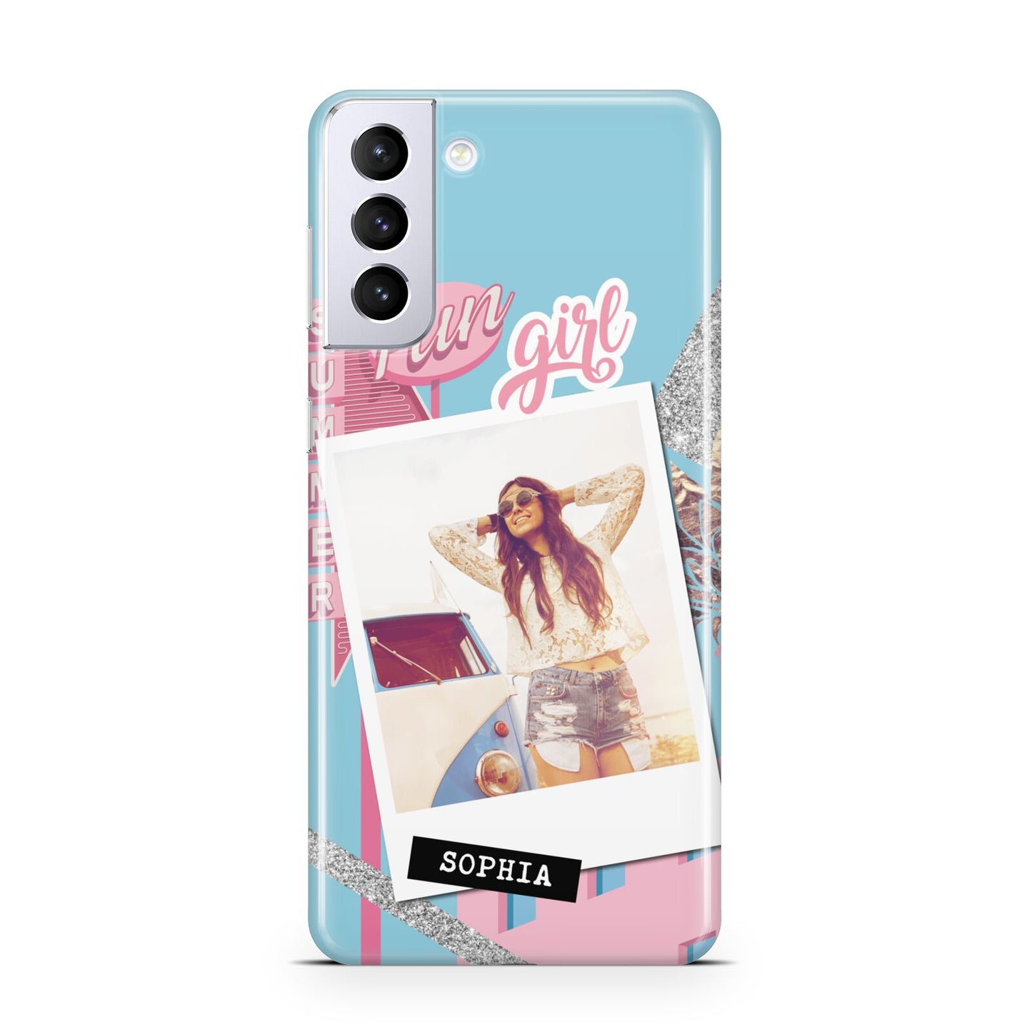 Summer Picture Collage Personalised Samsung S21 Plus Case