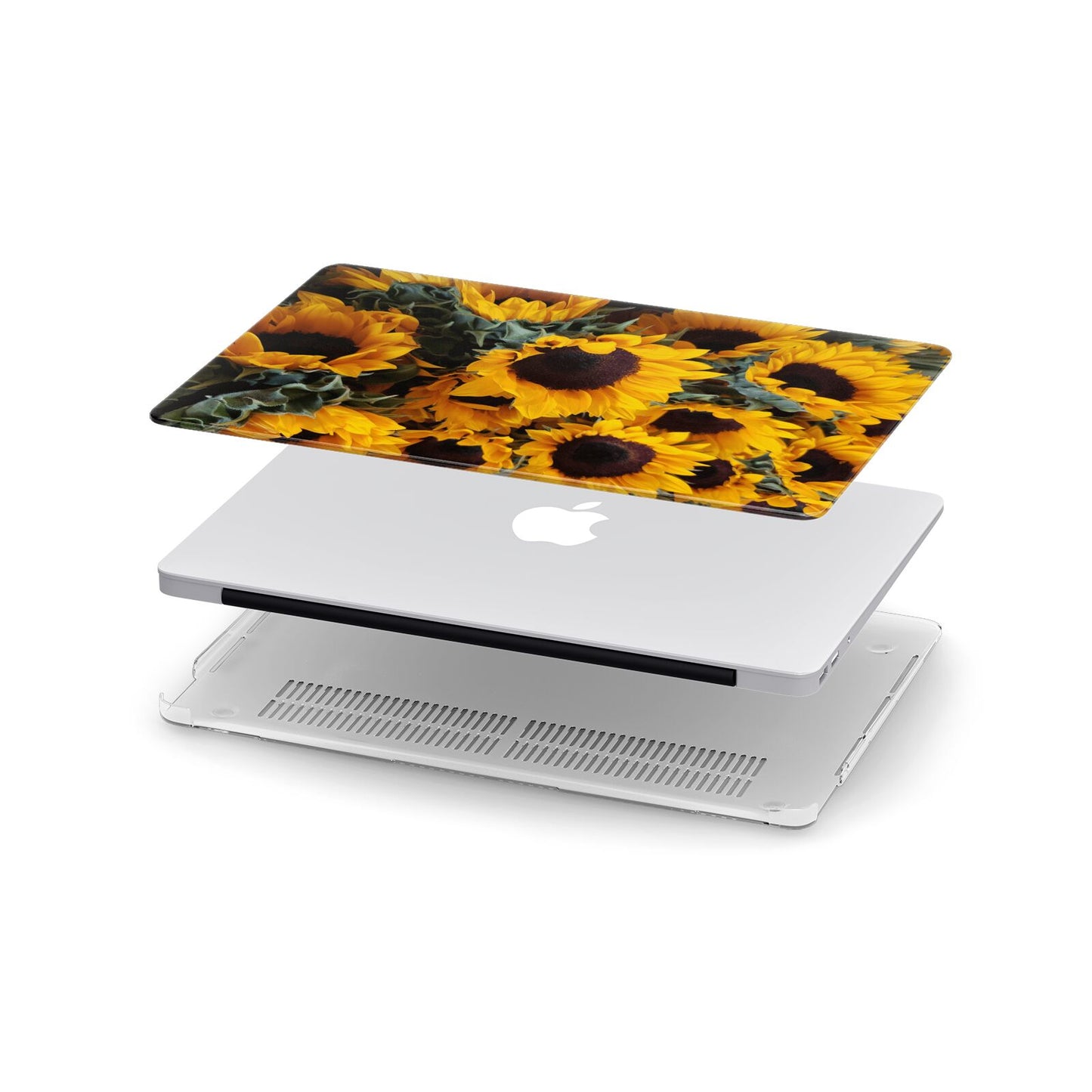 Sunflower Apple MacBook Case in Detail