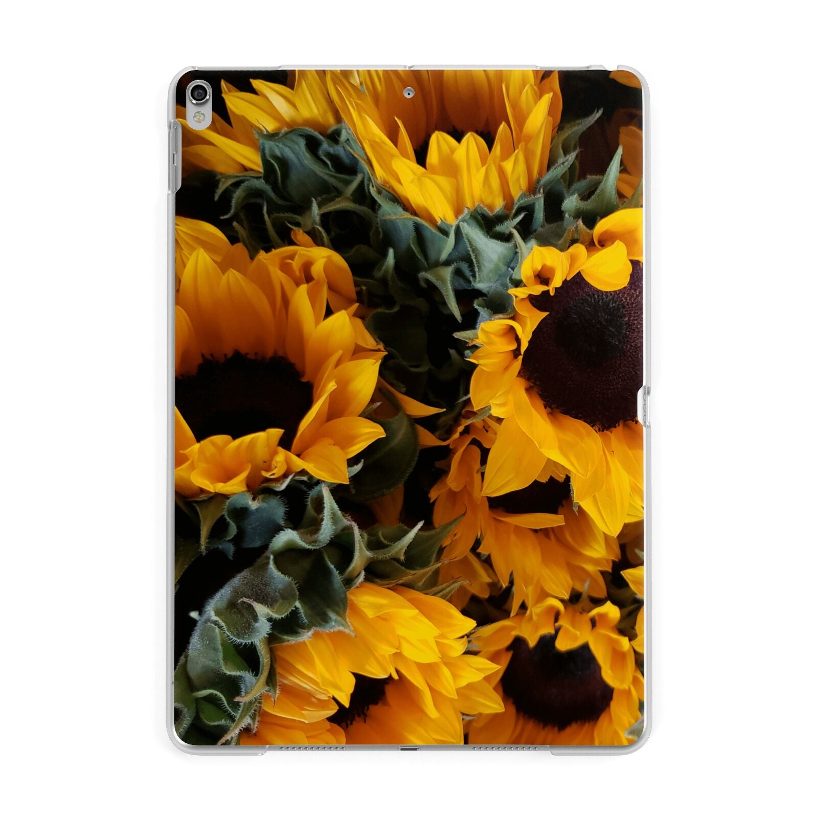 Sunflower Apple iPad Silver Case