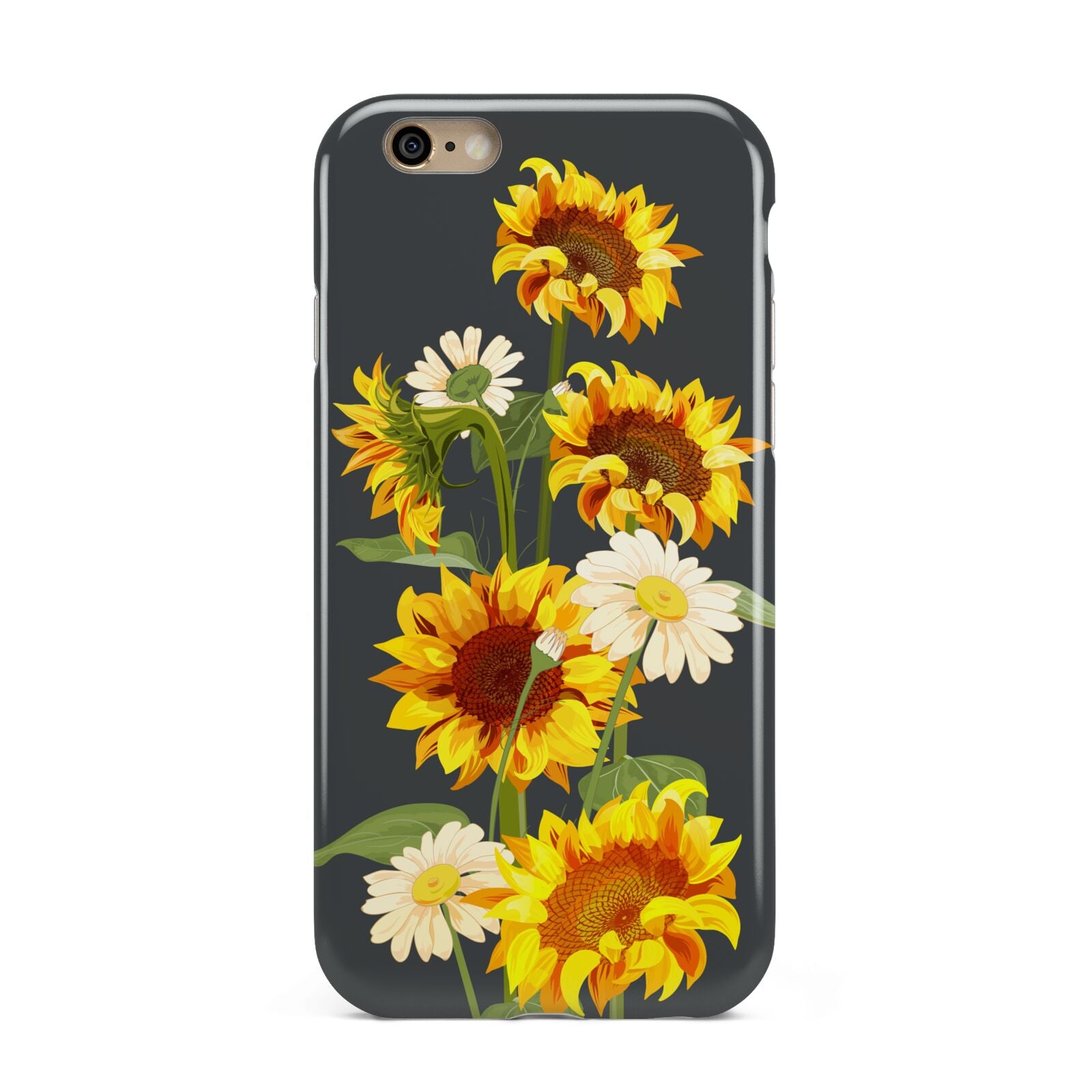 Sunflower Floral Apple iPhone 6 3D Tough Case