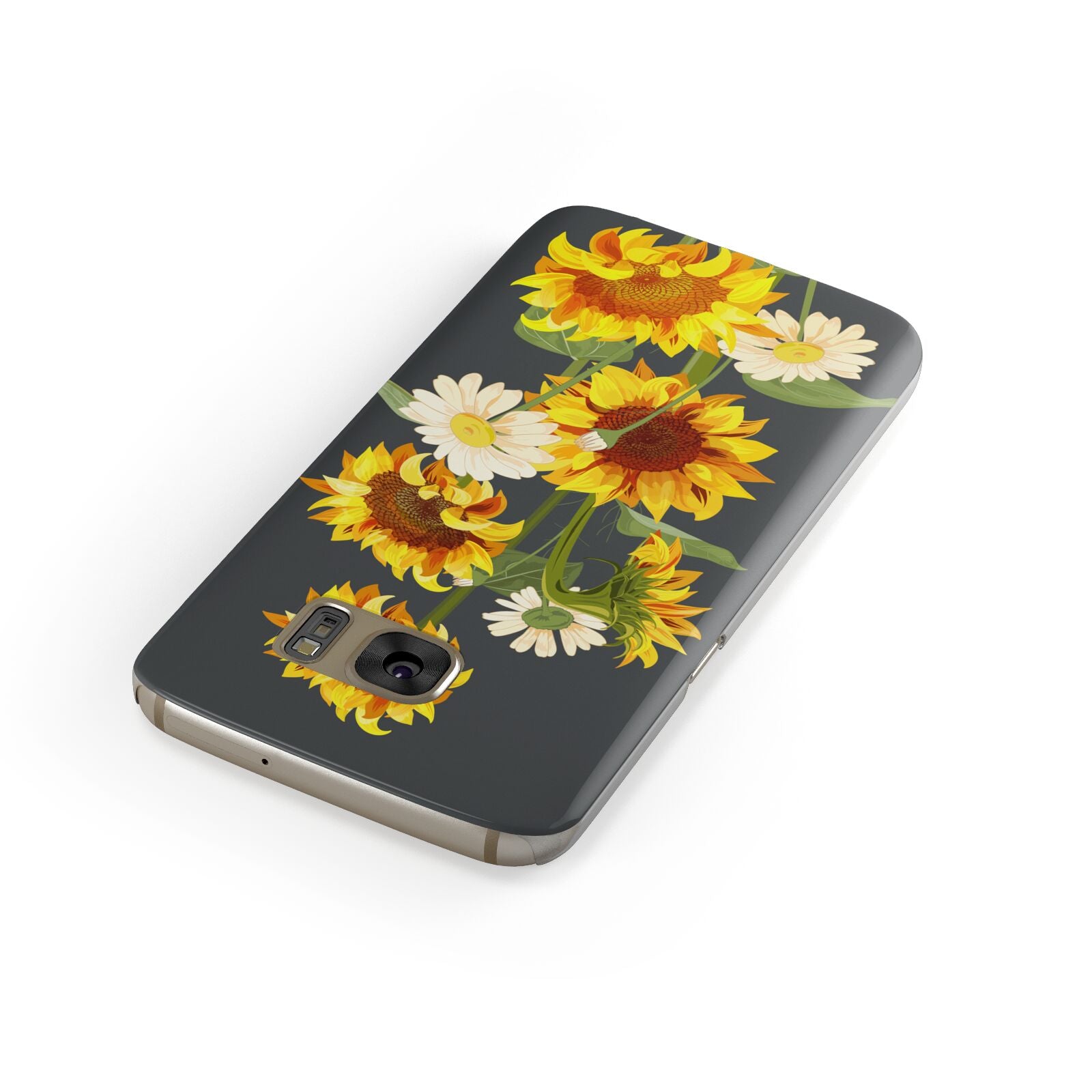 Sunflower Floral Samsung Galaxy Case Front Close Up