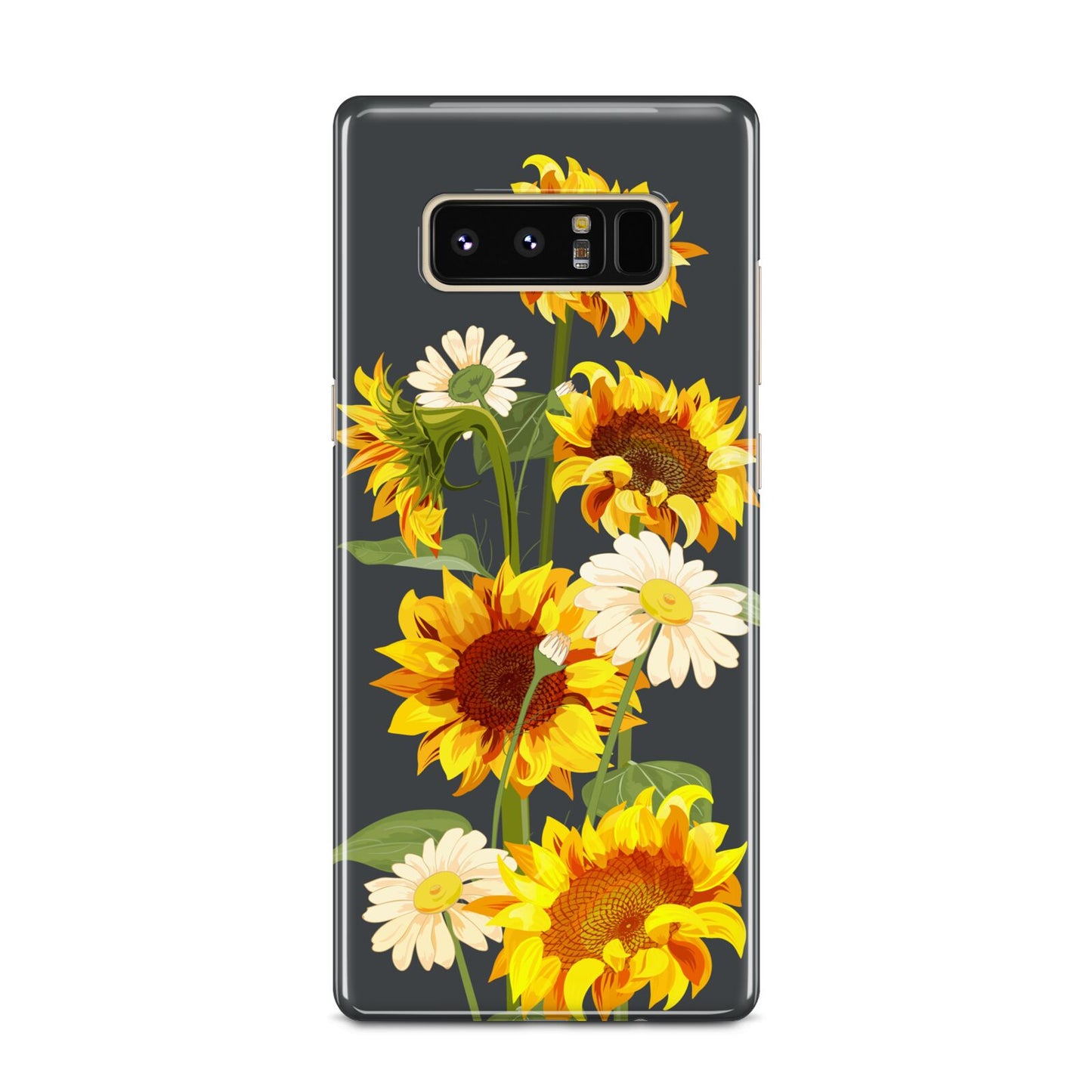 Sunflower Floral Samsung Galaxy Note 8 Case