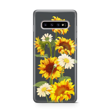 Sunflower Floral Samsung Galaxy S10 Case