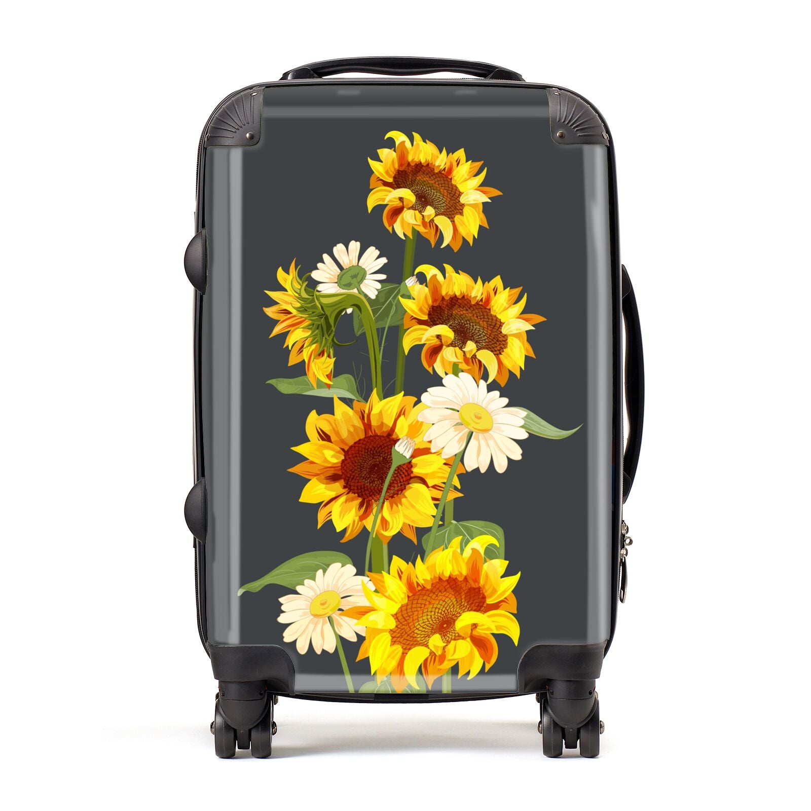 Sunflower Floral Suitcase