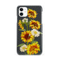 Sunflower Floral iPhone 11 3D Snap Case