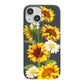 Sunflower Floral iPhone 13 Mini Full Wrap 3D Snap Case