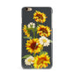 Sunflower Floral iPhone 6 Plus 3D Snap Case on Gold Phone
