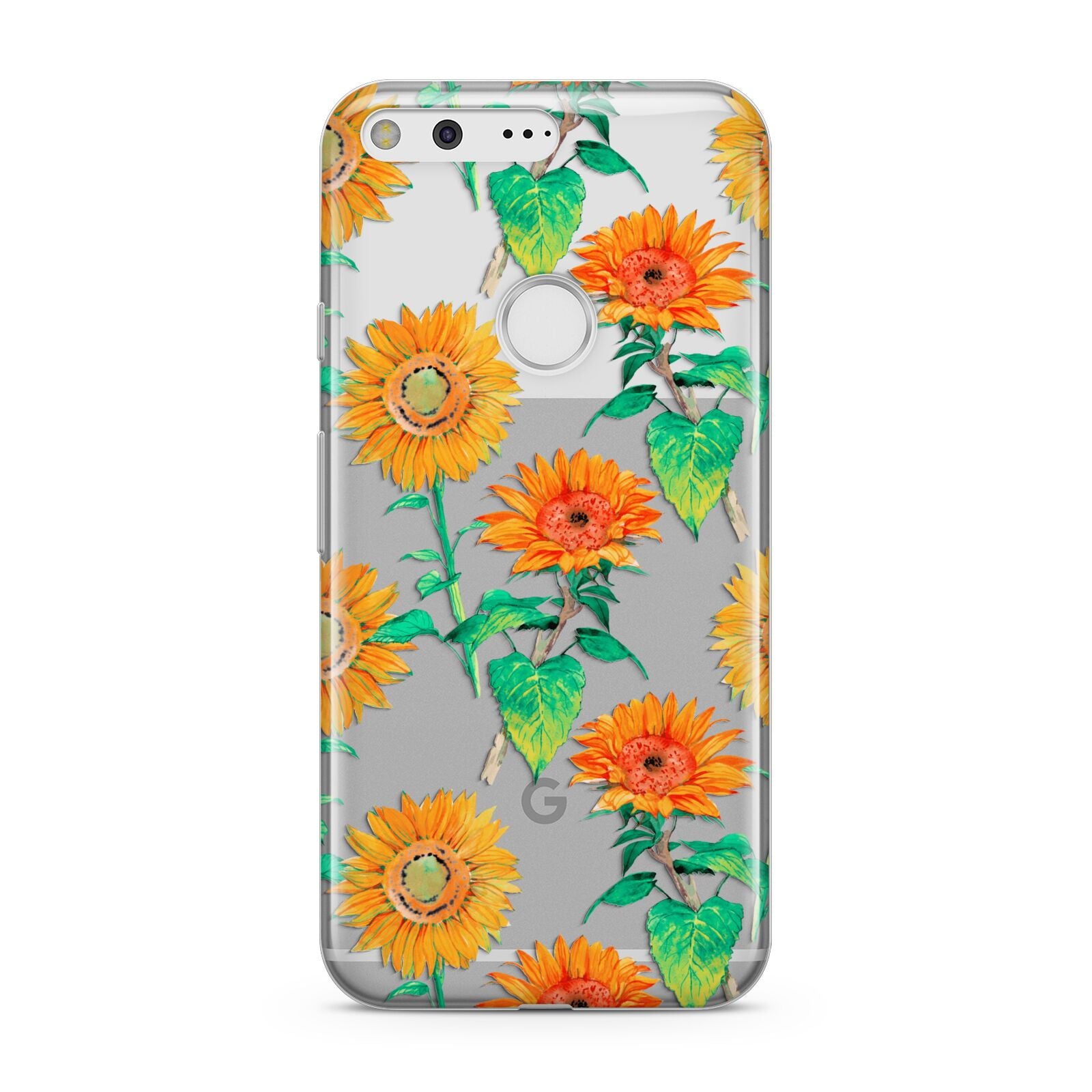 Sunflower Pattern Google Pixel Case