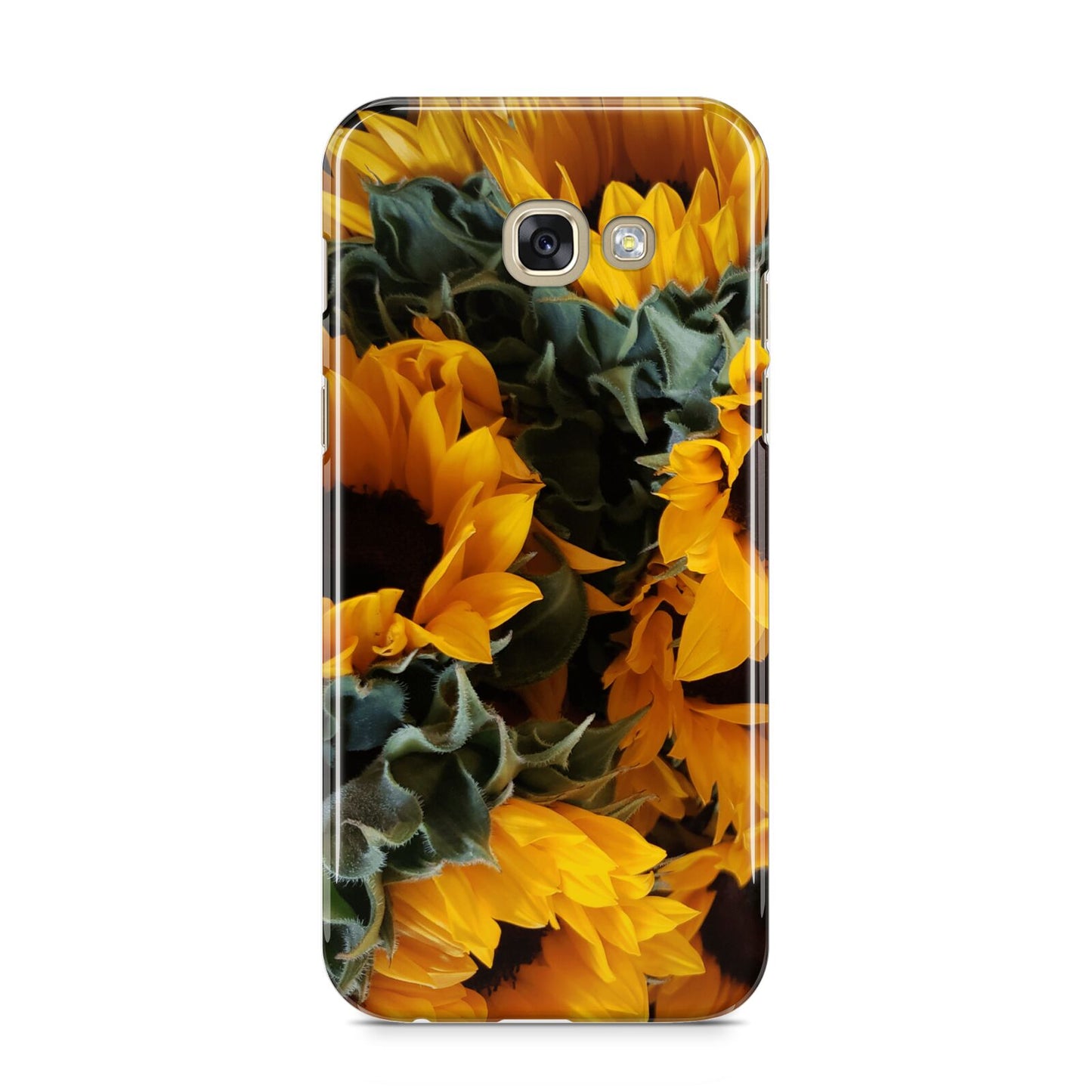 Sunflower Samsung Galaxy A5 2017 Case on gold phone