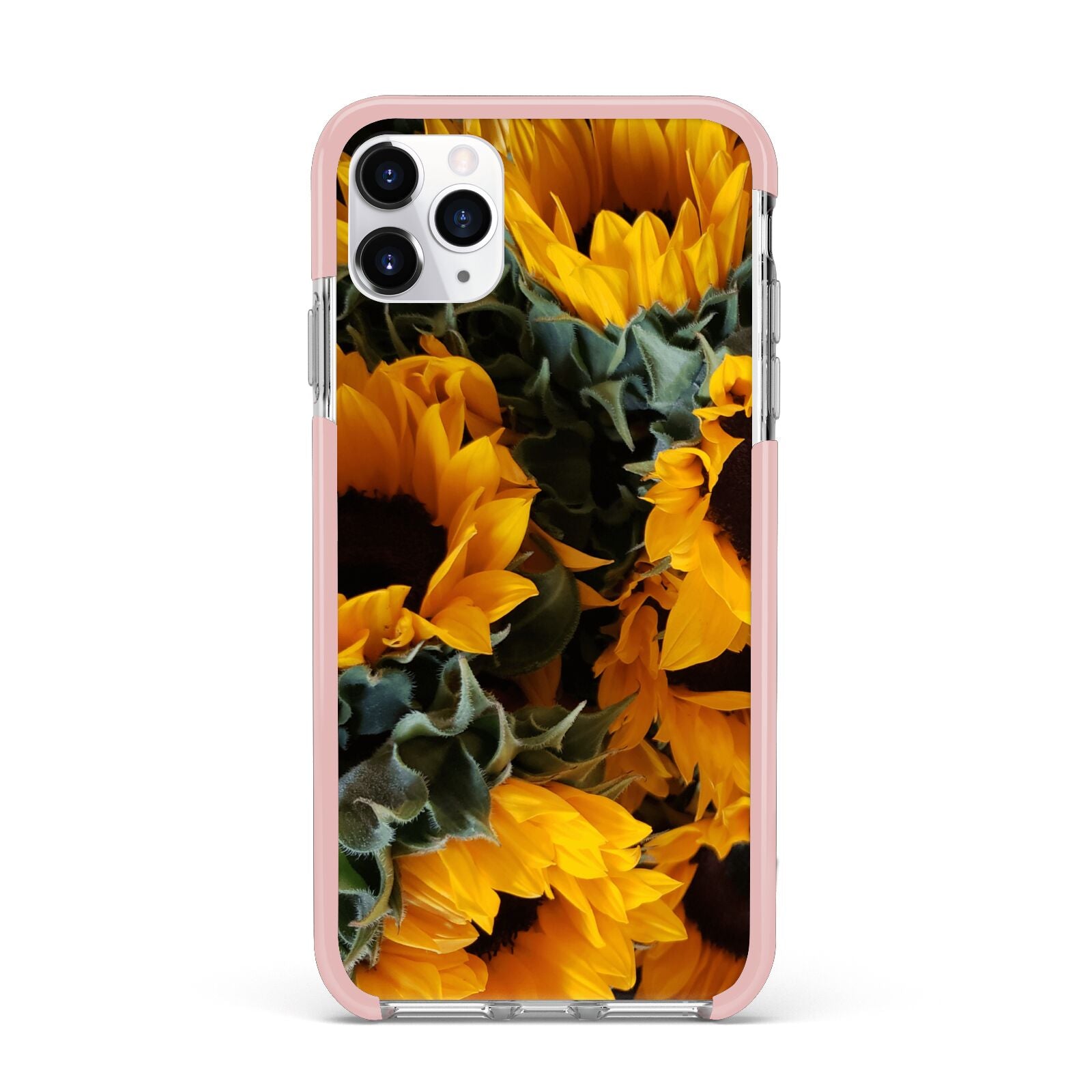 Sunflower iPhone 11 Pro Max Impact Pink Edge Case