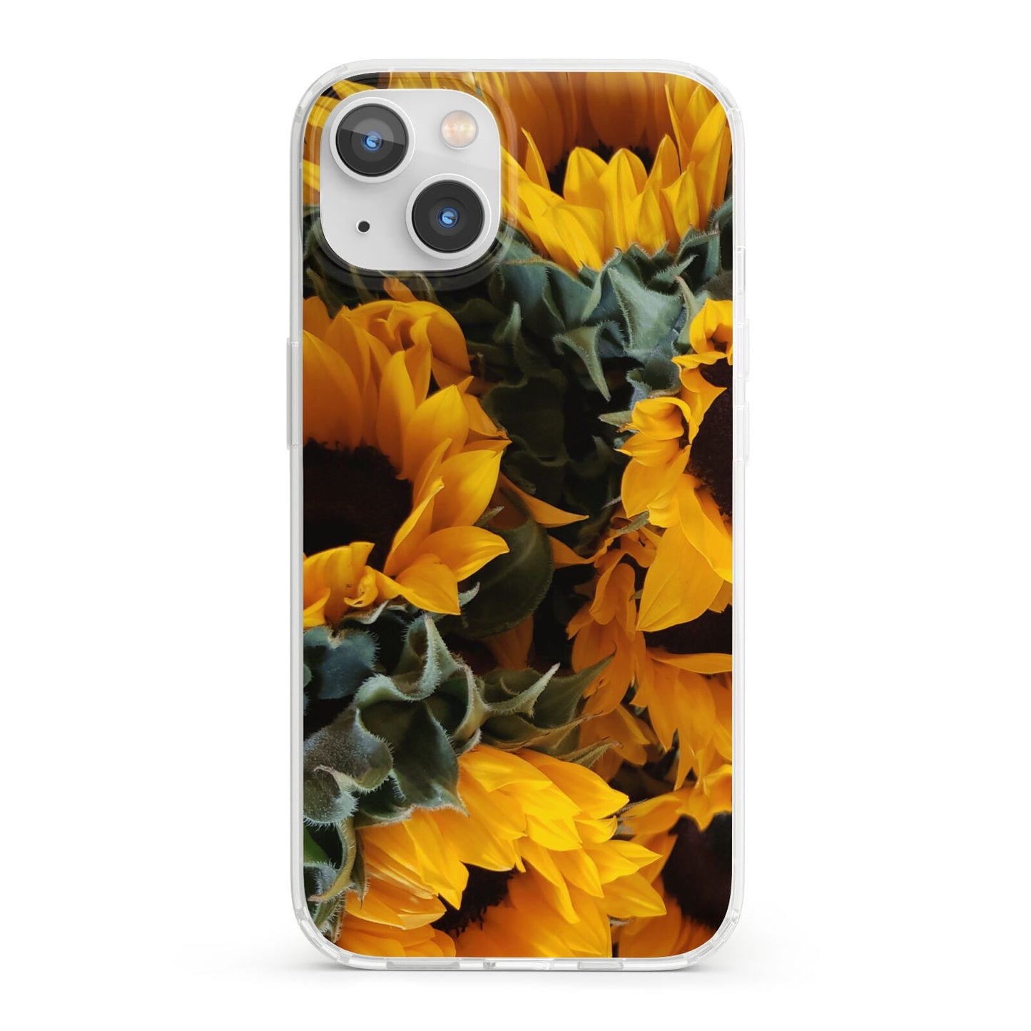 Sunflower iPhone 13 Clear Bumper Case