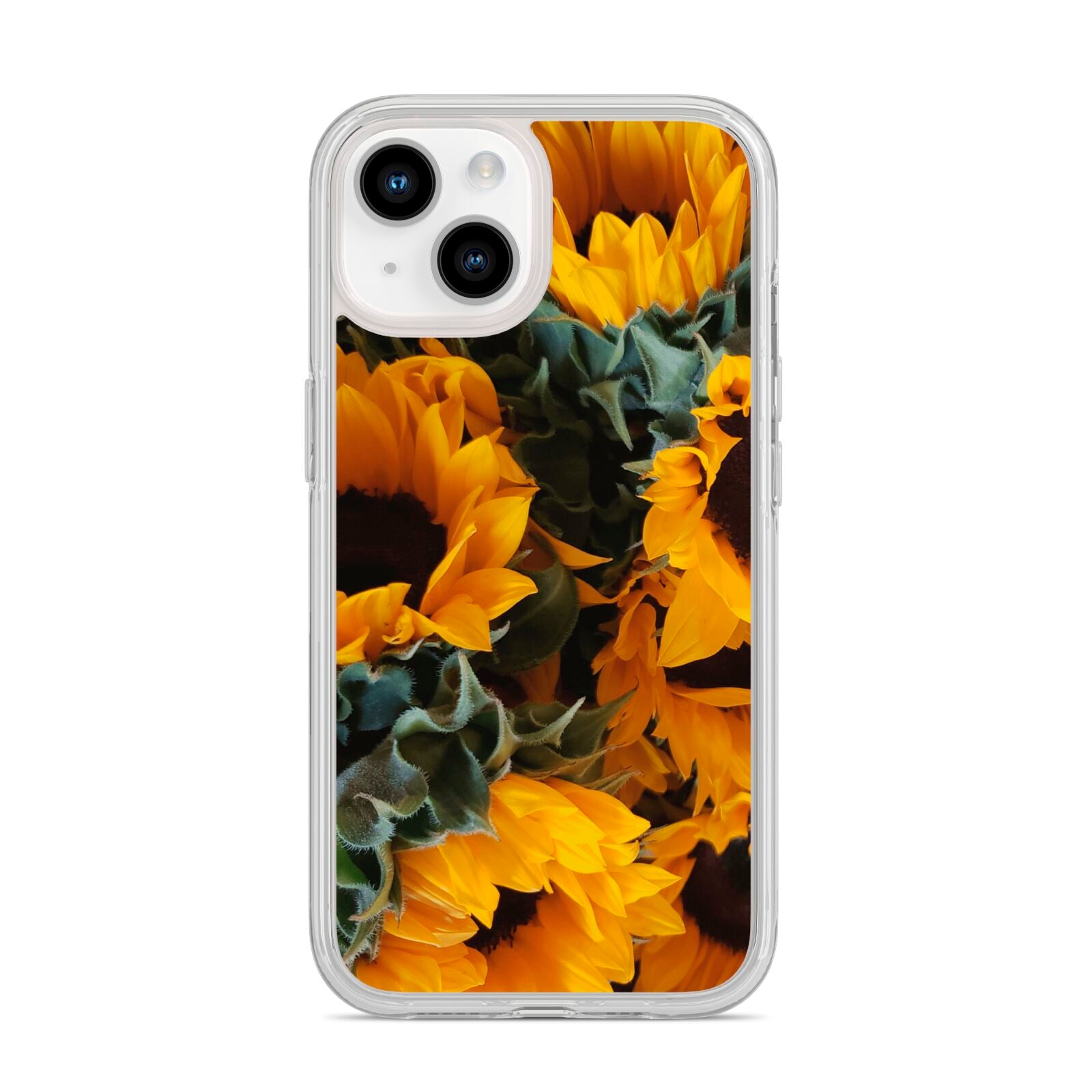 Sunflower iPhone 14 Clear Tough Case Starlight