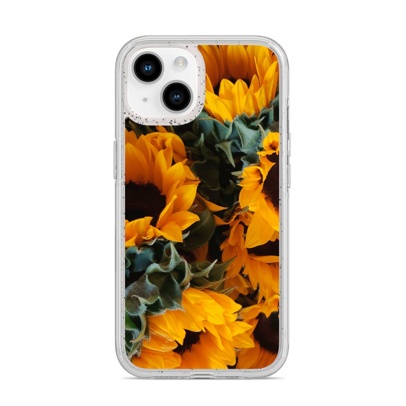 Sunflower iPhone 14 Glitter Tough Case Starlight