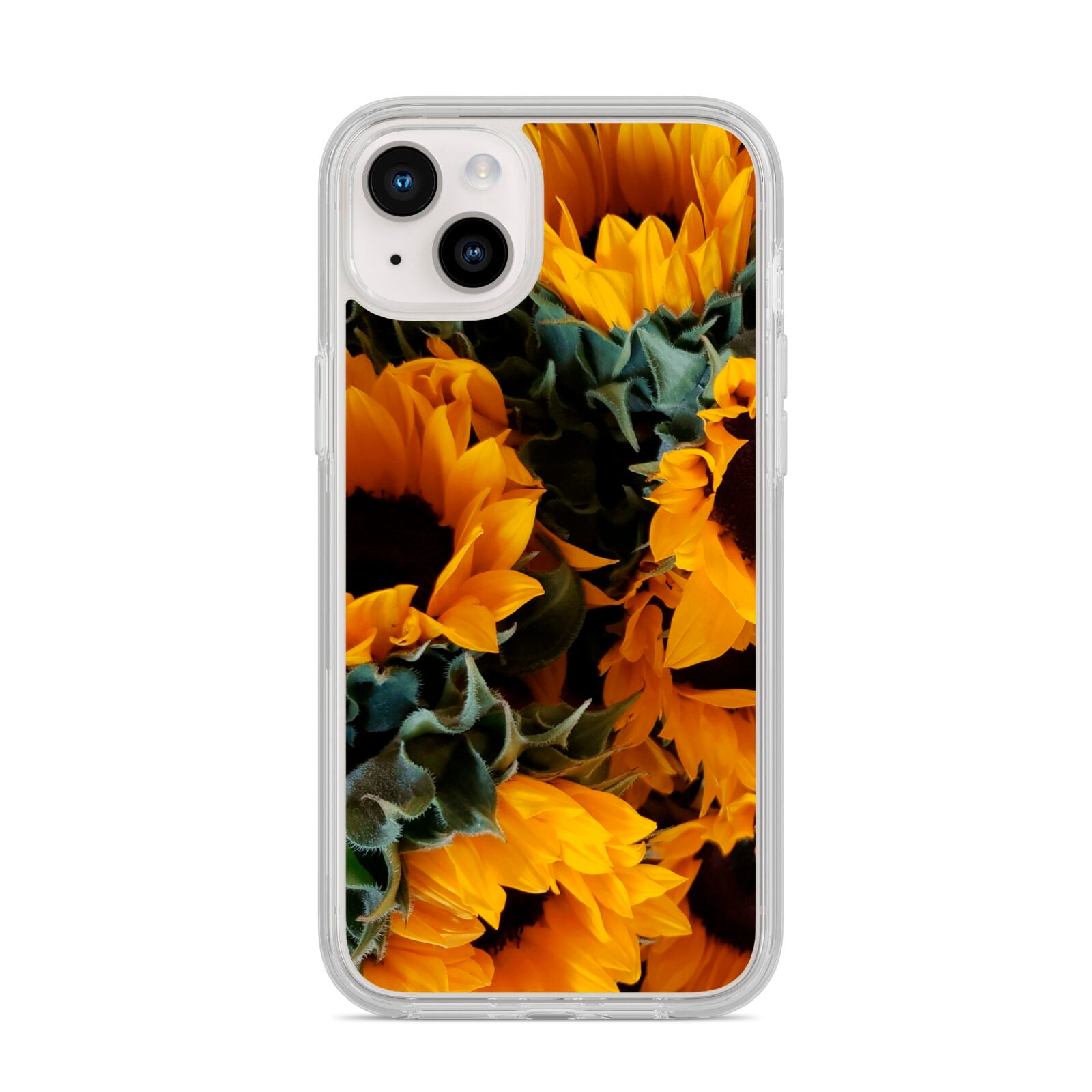 Sunflower iPhone 14 Plus Clear Tough Case Starlight