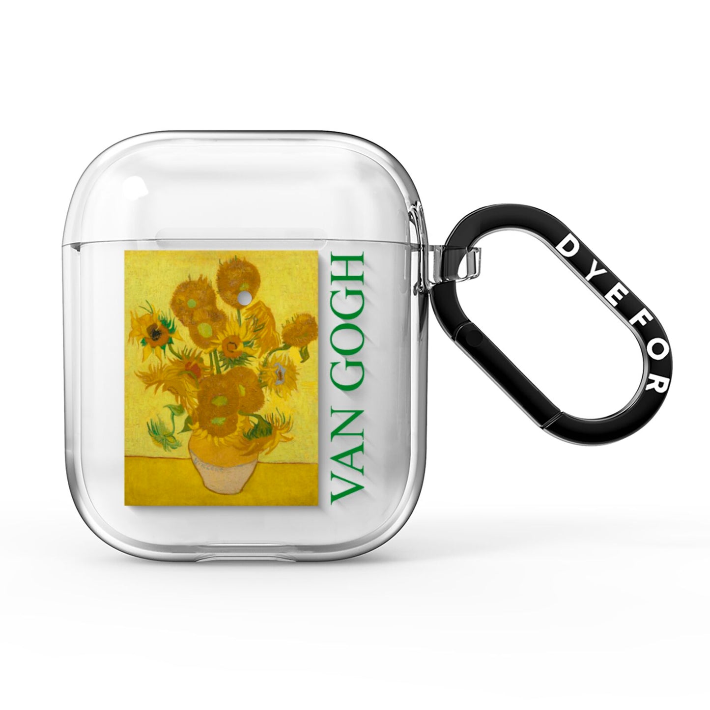 Sunflowers By Van Gogh AirPods Clear Case