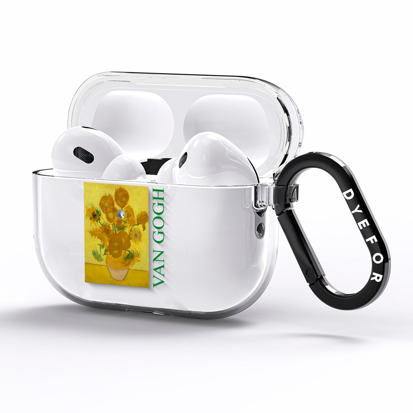 Sunflowers By Van Gogh AirPods Pro Clear Case Side Image