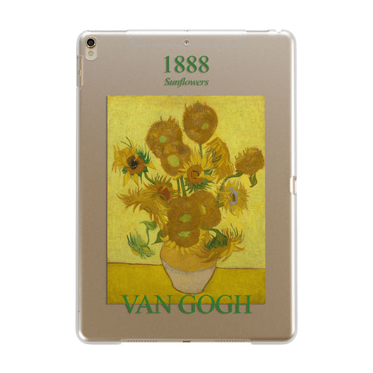 Sunflowers By Van Gogh Apple iPad Gold Case