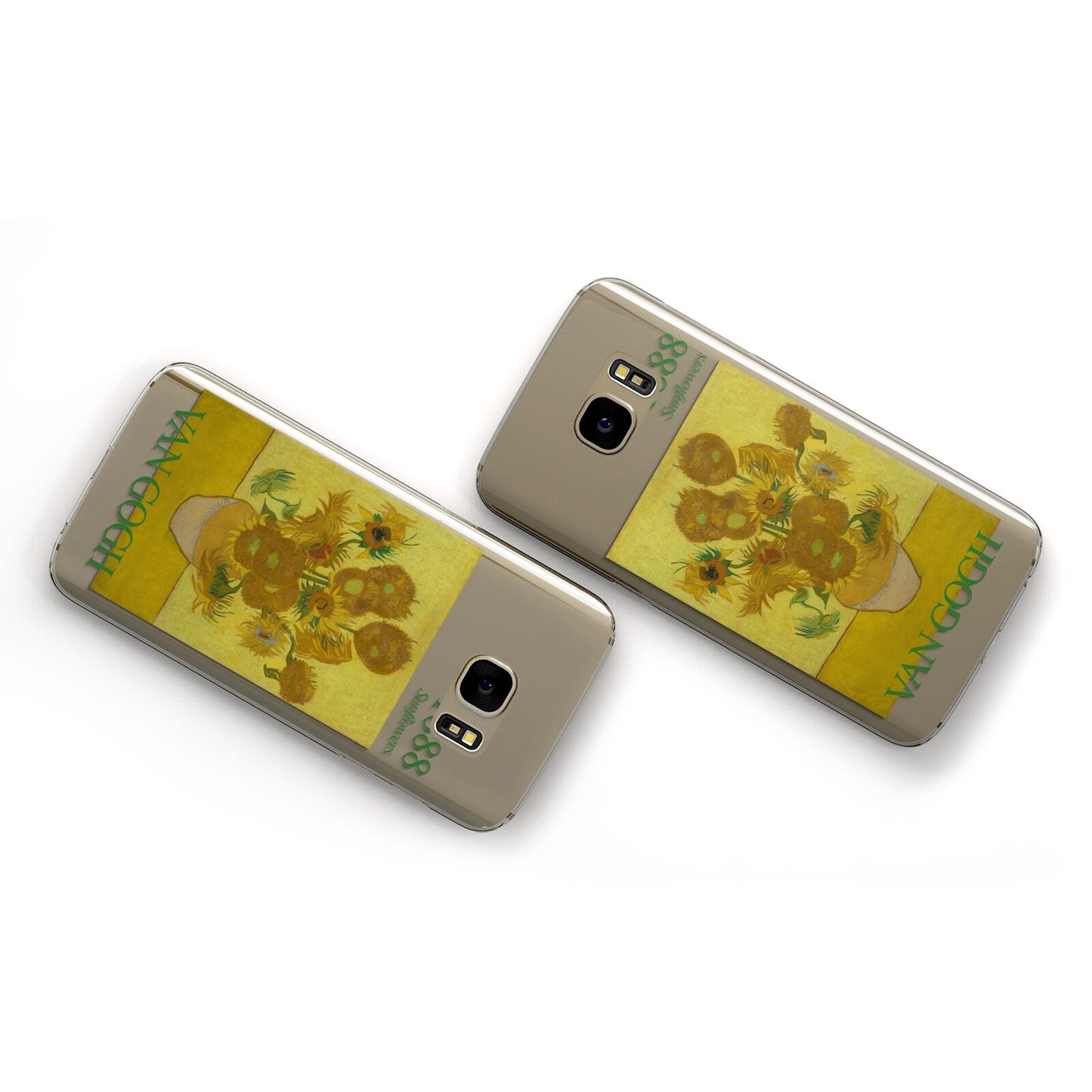 Sunflowers By Van Gogh Samsung Galaxy Case Flat Overview