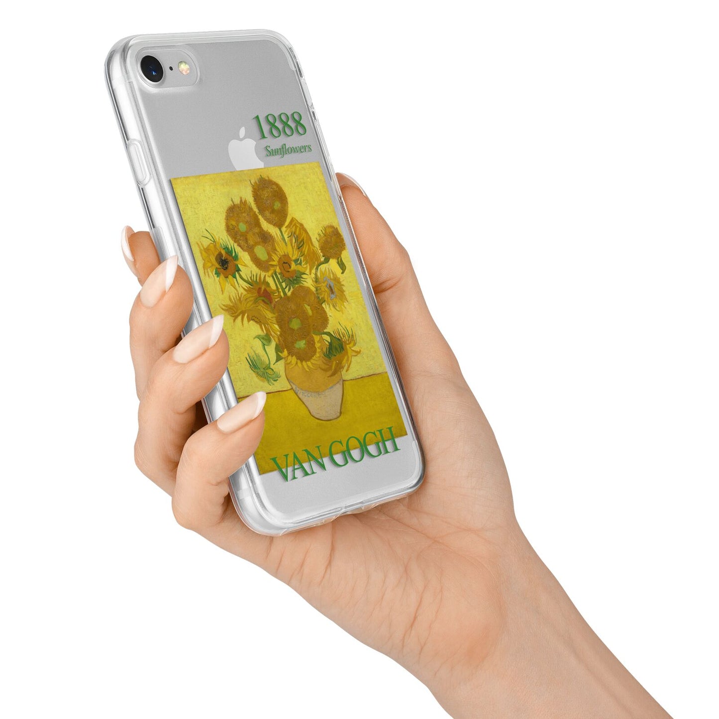 Sunflowers By Van Gogh iPhone 7 Bumper Case on Silver iPhone Alternative Image