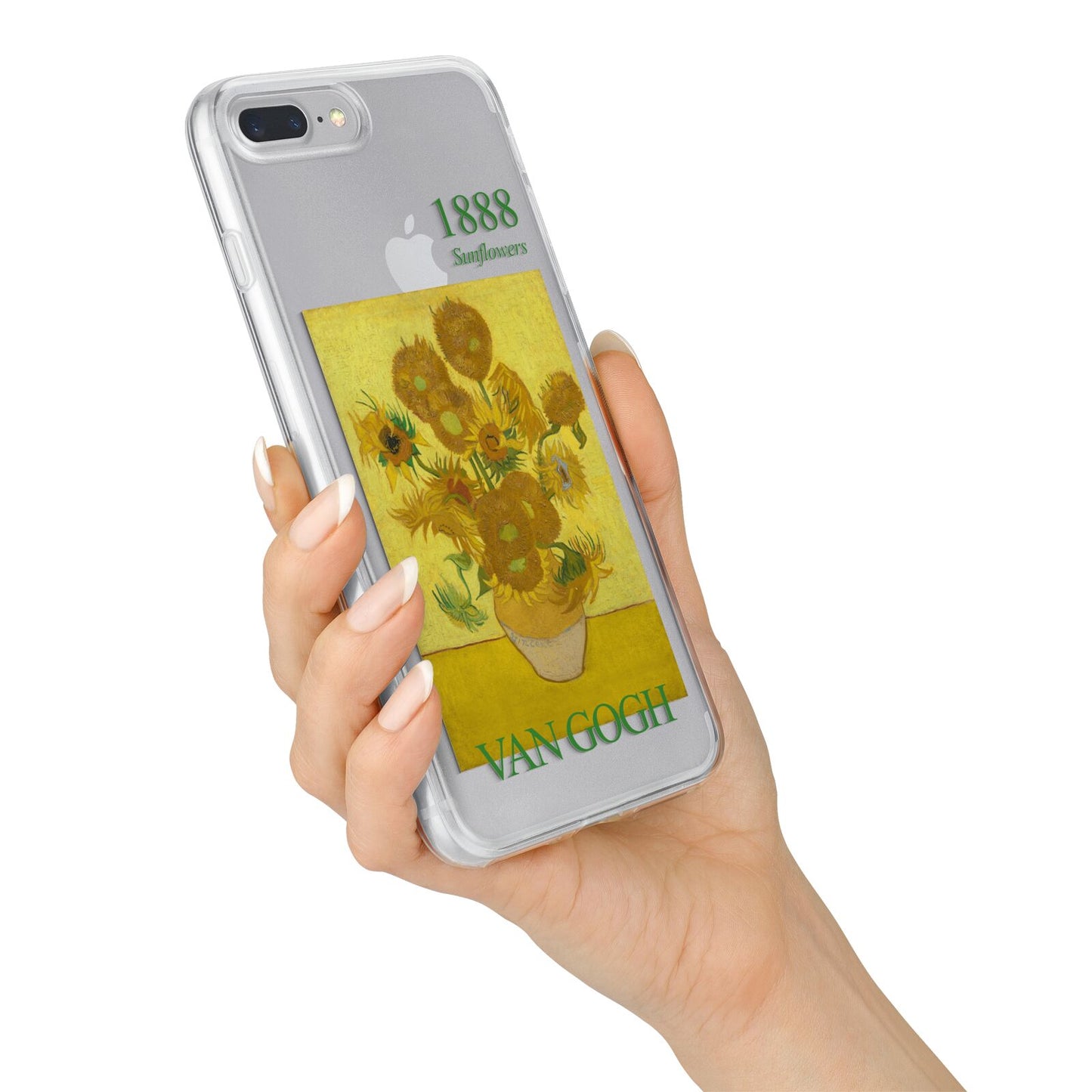 Sunflowers By Van Gogh iPhone 7 Plus Bumper Case on Silver iPhone Alternative Image