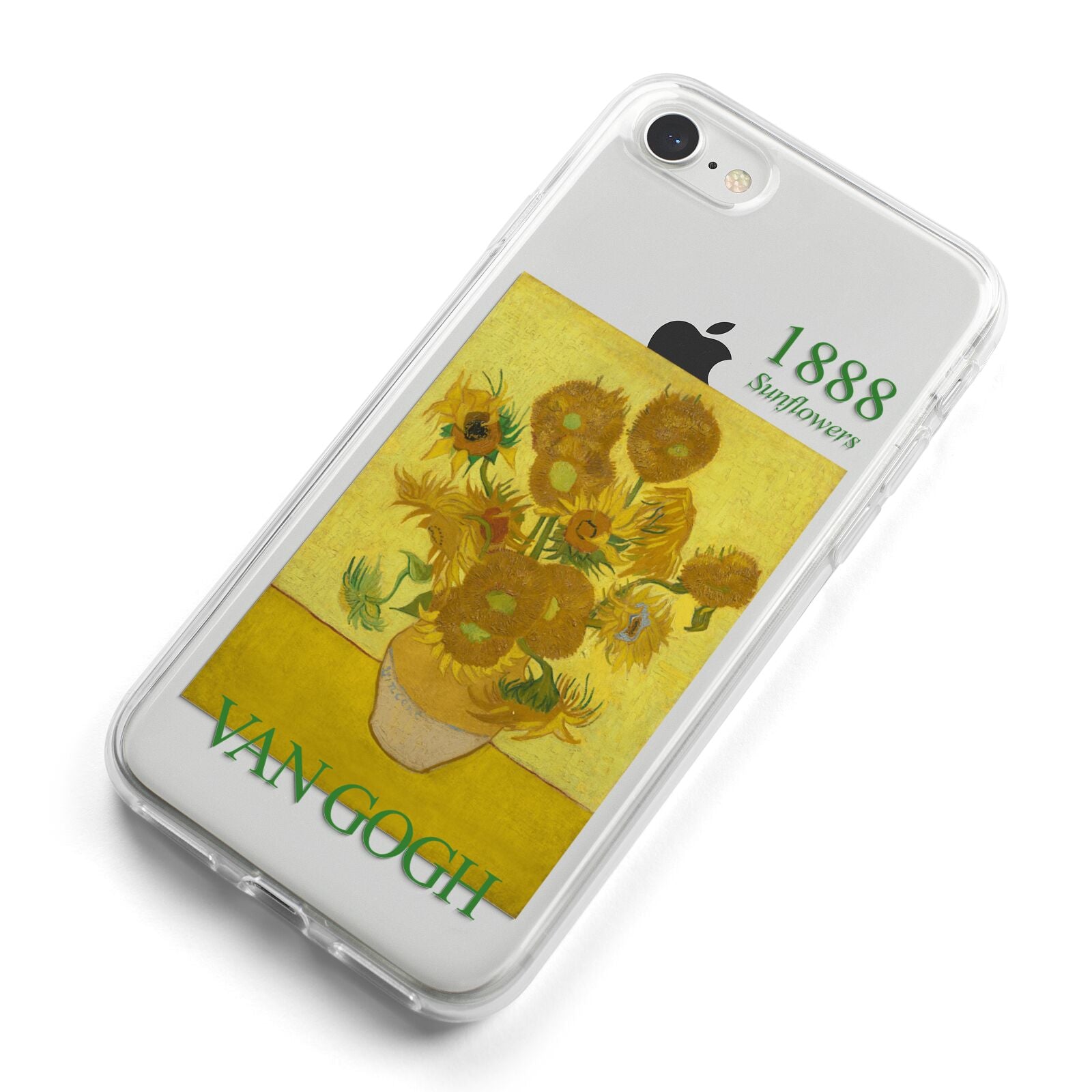 Sunflowers By Van Gogh iPhone 8 Bumper Case on Silver iPhone Alternative Image