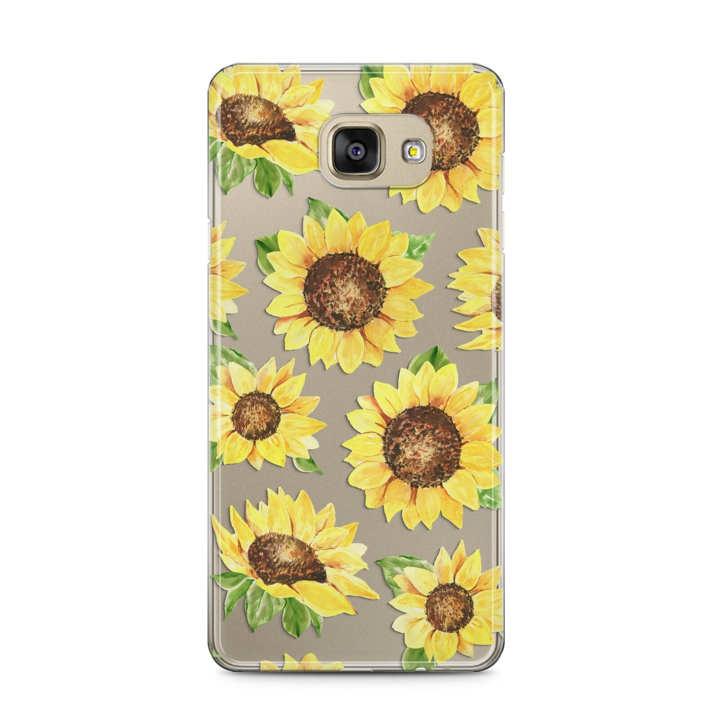 Sunflowers Samsung Galaxy A5 2016 Case on gold phone