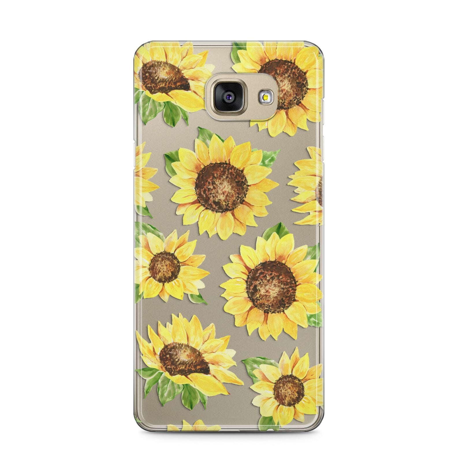 Sunflowers Samsung Galaxy A5 2016 Case on gold phone