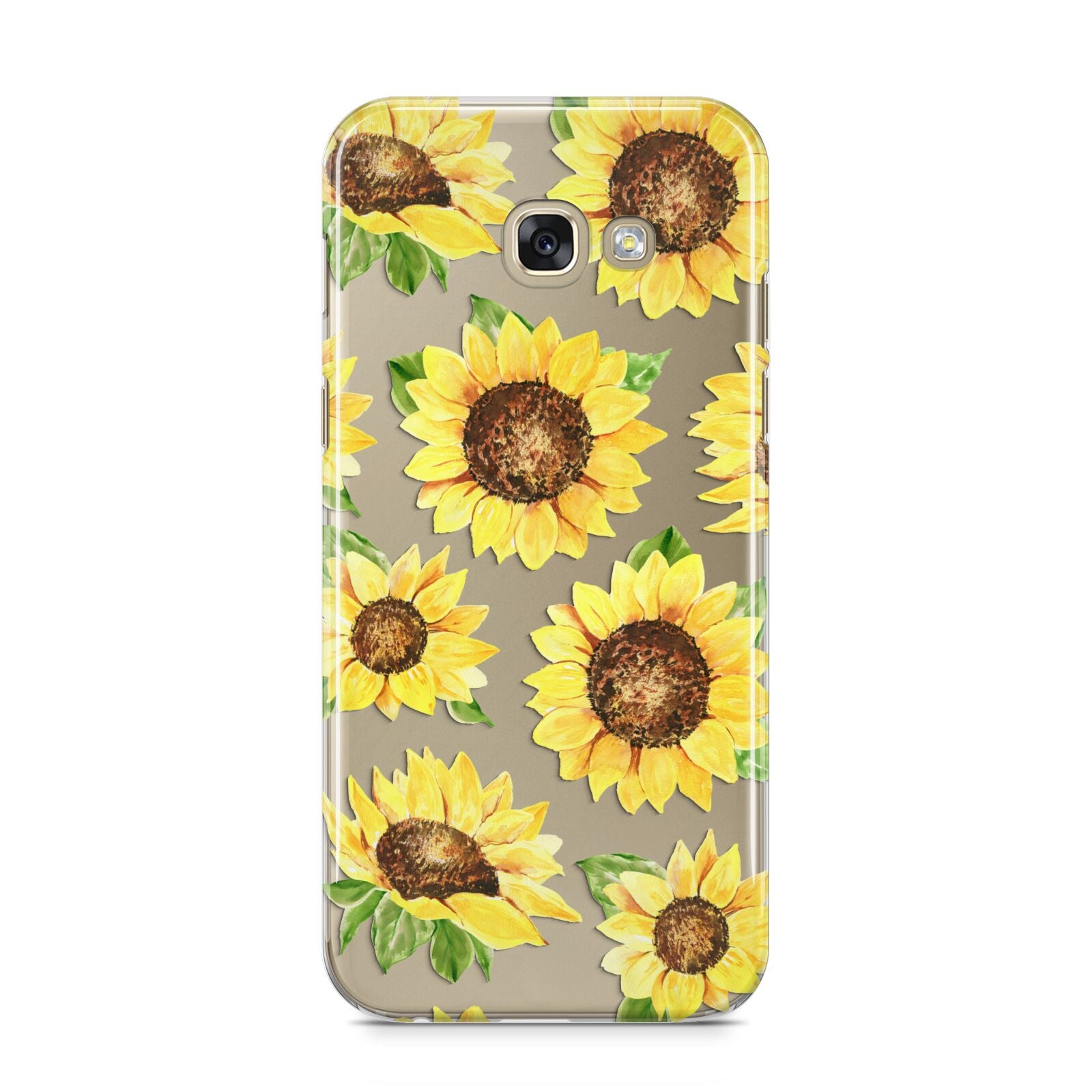 Sunflowers Samsung Galaxy A5 2017 Case on gold phone