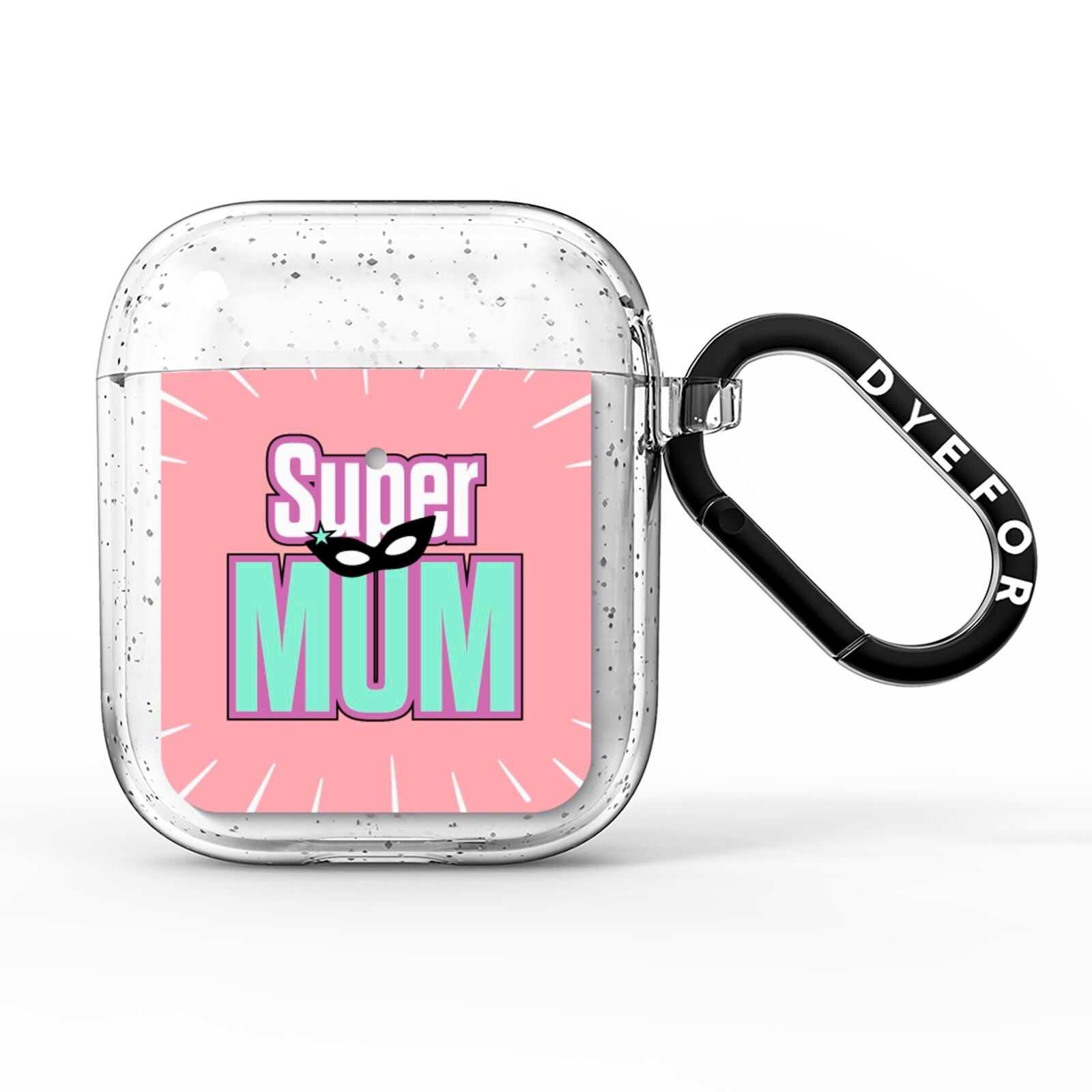 Super Mum Mothers Day AirPods Glitter Case