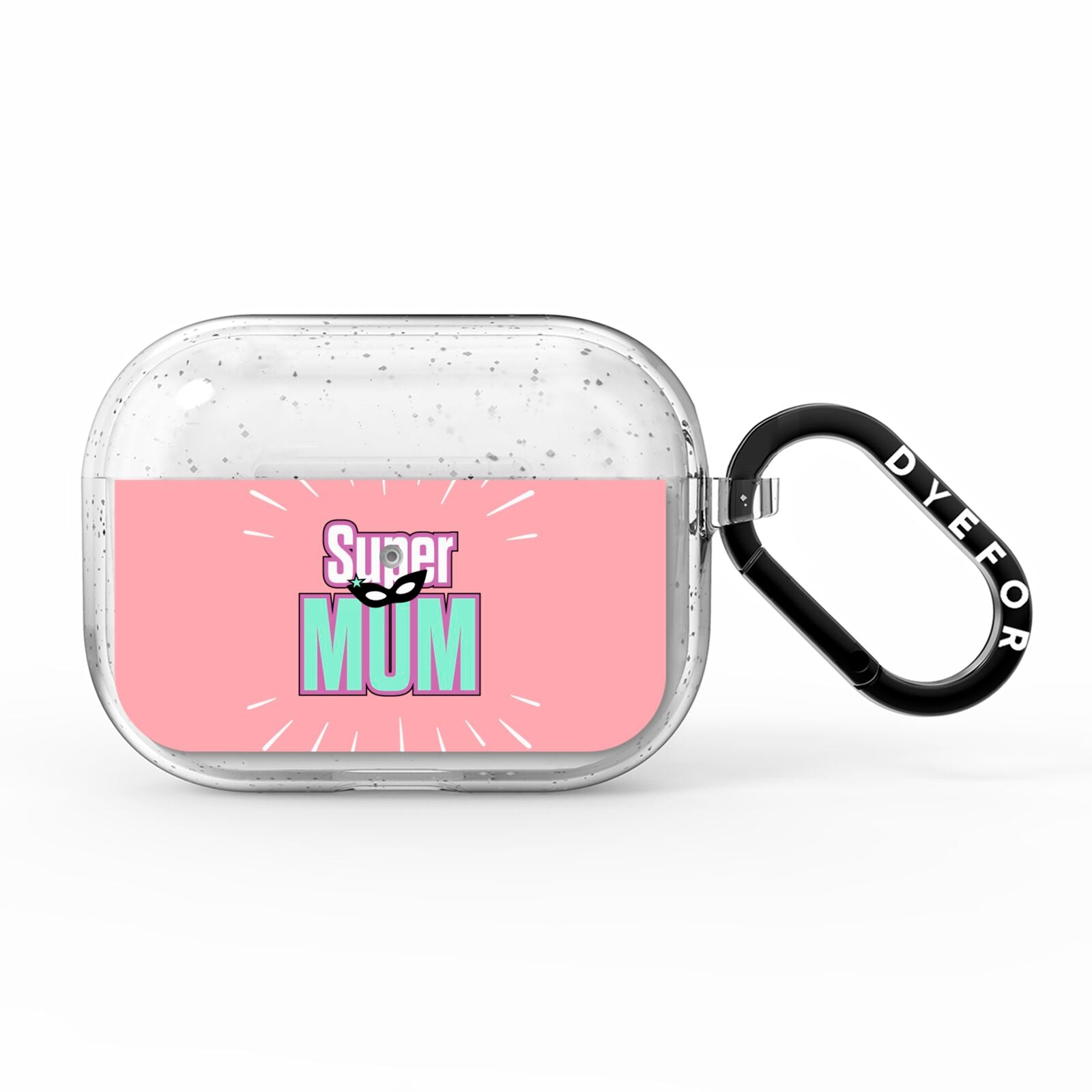 Super Mum Mothers Day AirPods Pro Glitter Case