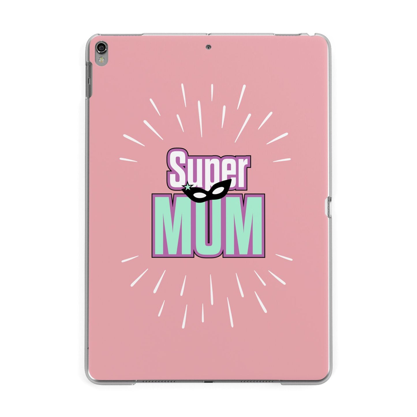 Super Mum Mothers Day Apple iPad Grey Case