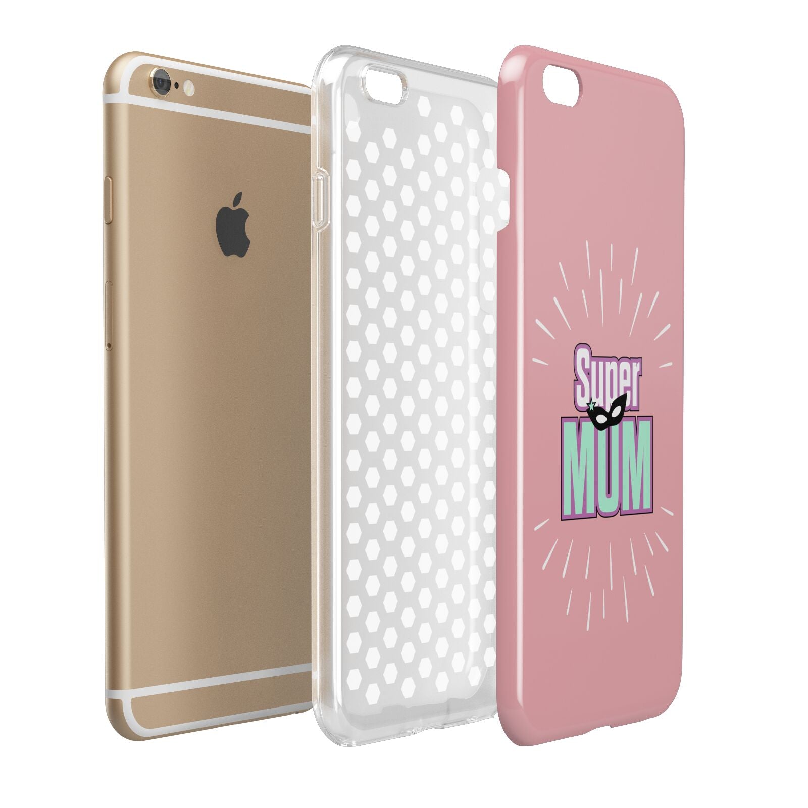 Super Mum Mothers Day Apple iPhone 6 Plus 3D Tough Case Expand Detail Image