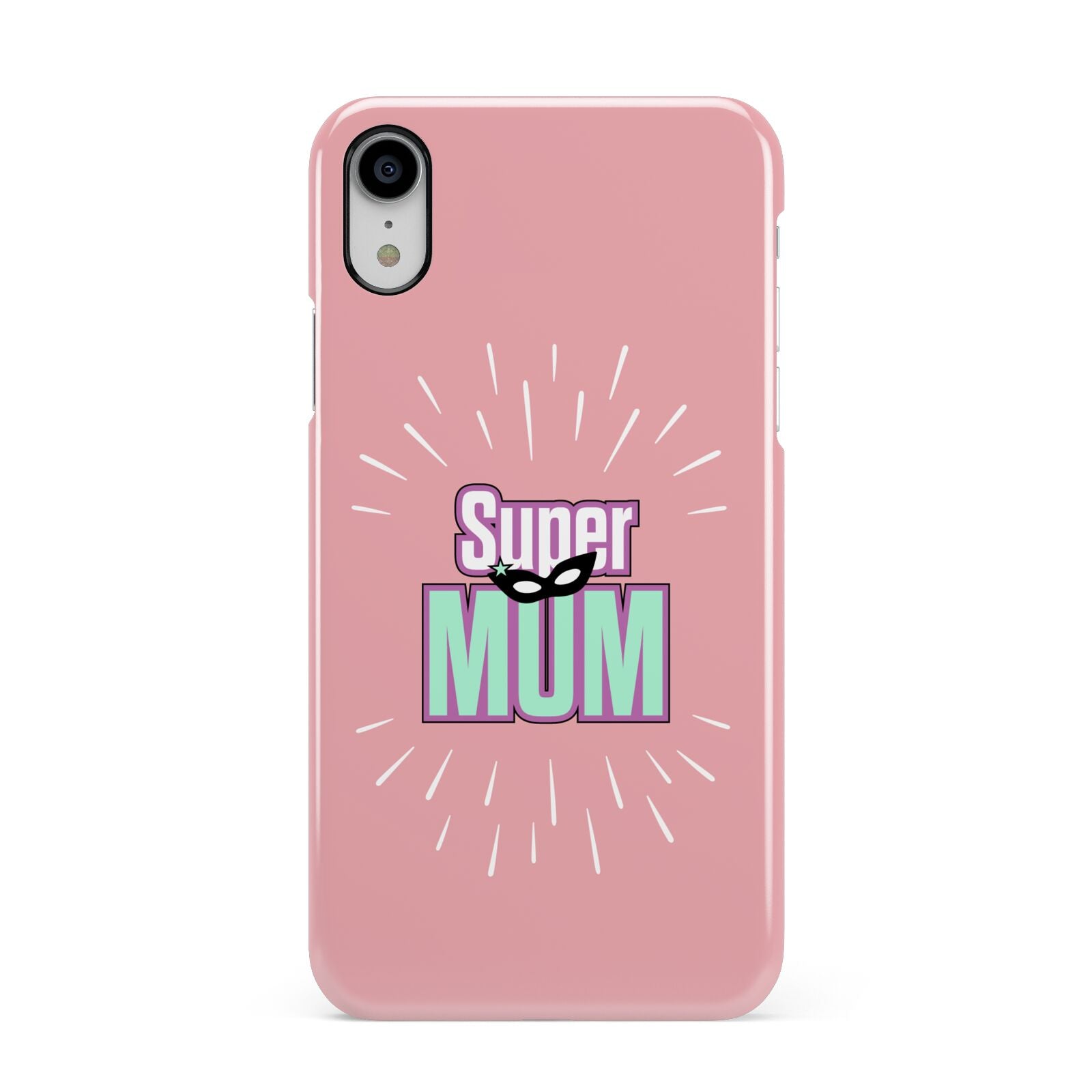 Super Mum Mothers Day Apple iPhone XR White 3D Snap Case