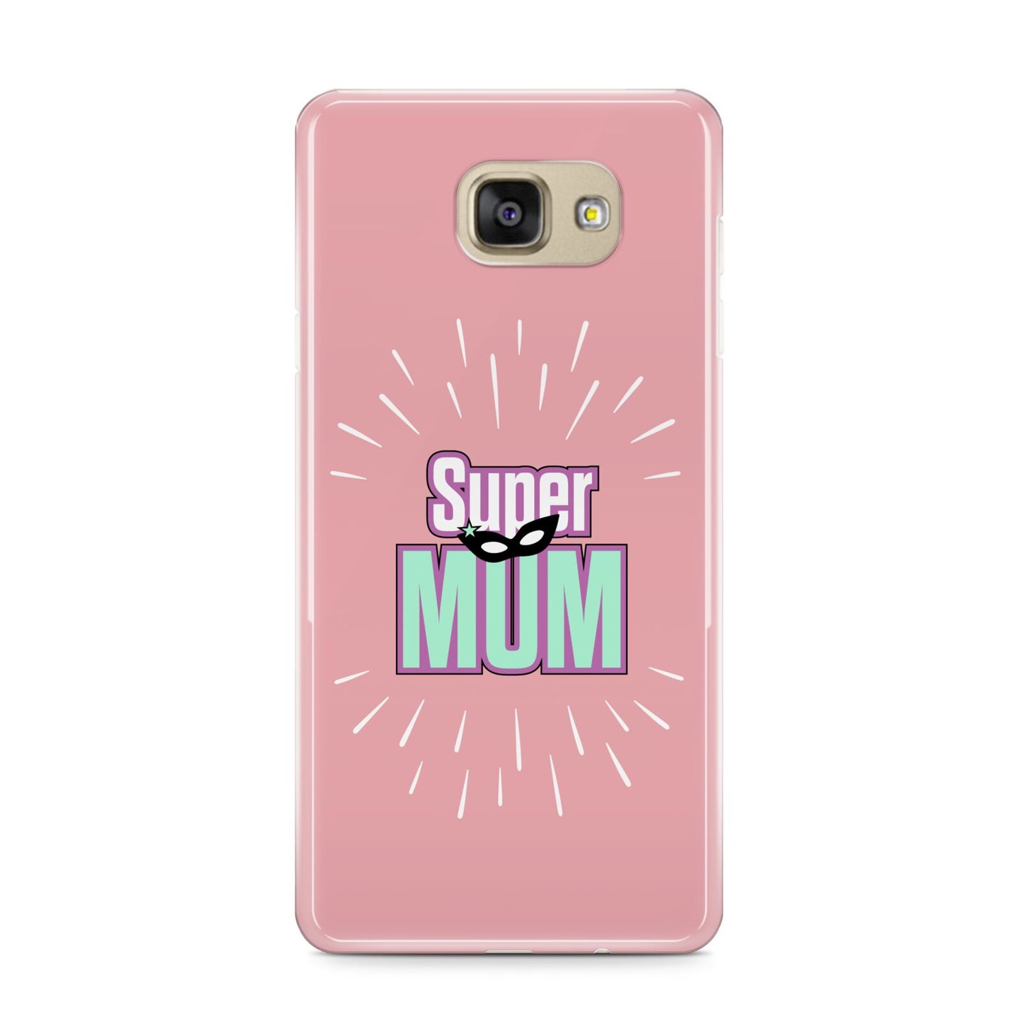 Super Mum Mothers Day Samsung Galaxy A9 2016 Case on gold phone