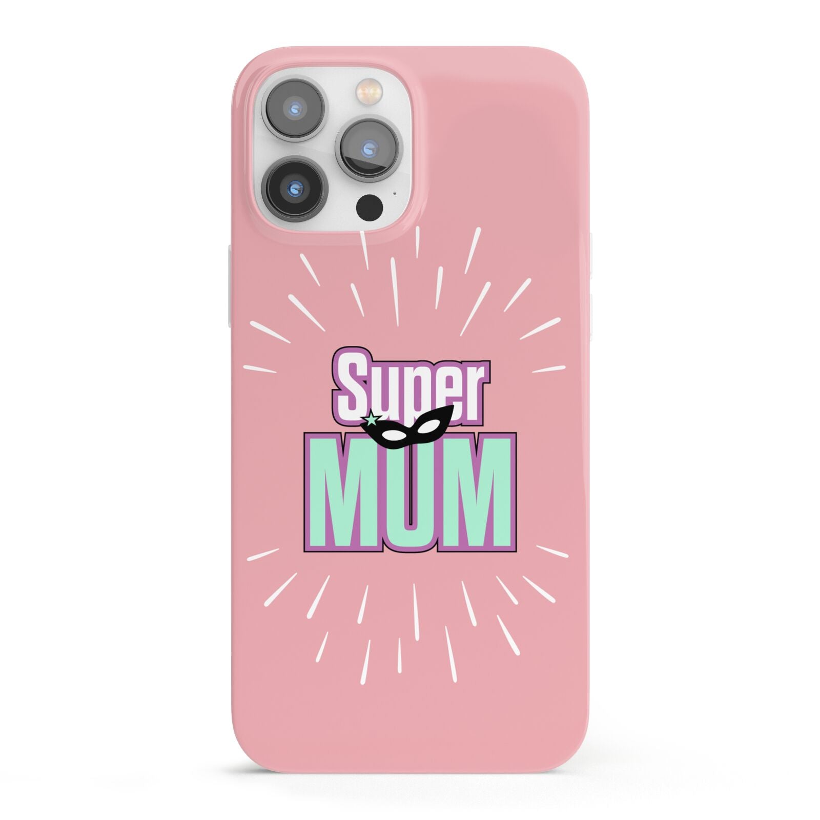 Super Mum Mothers Day iPhone 13 Pro Max Full Wrap 3D Snap Case