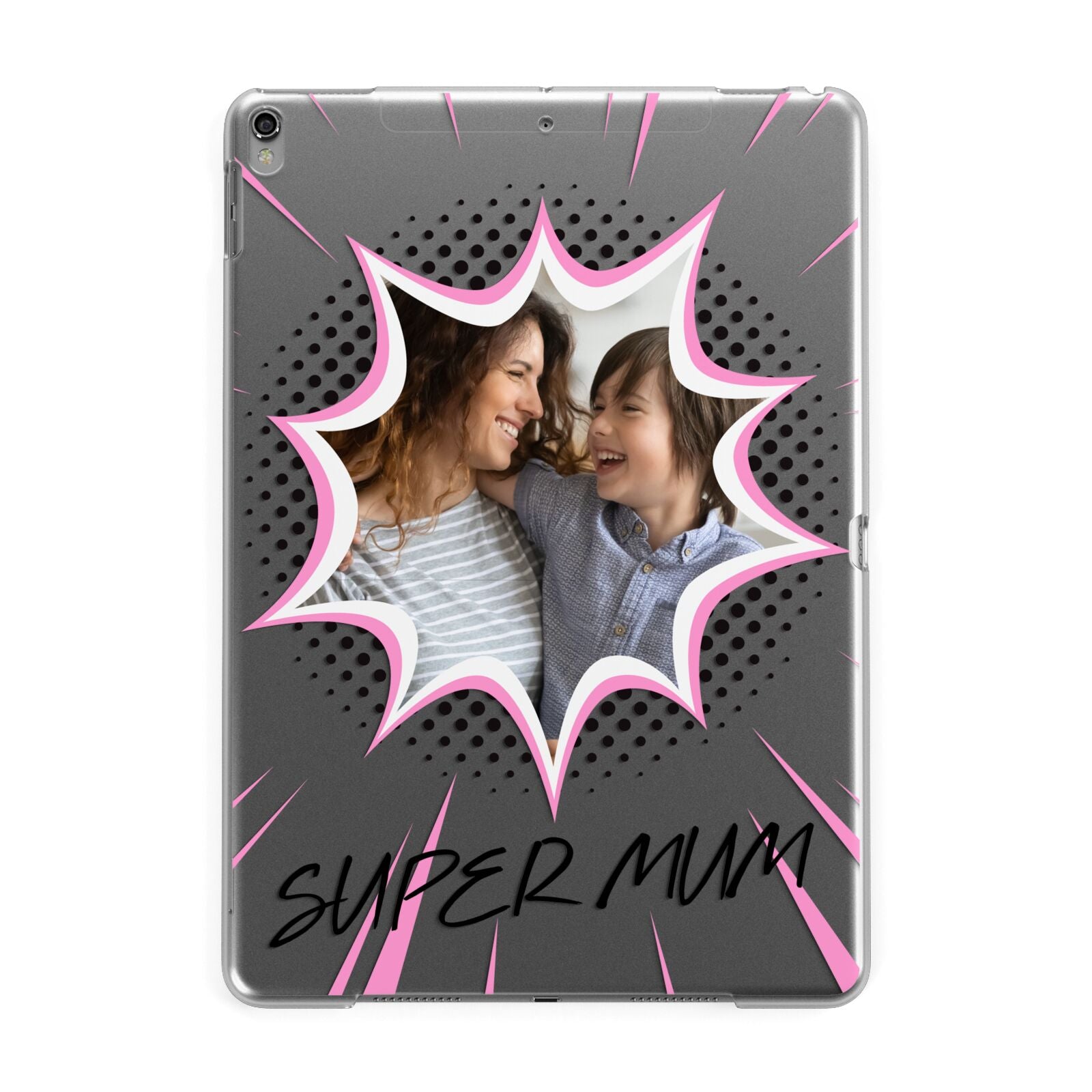 Super Mum Photo Apple iPad Grey Case