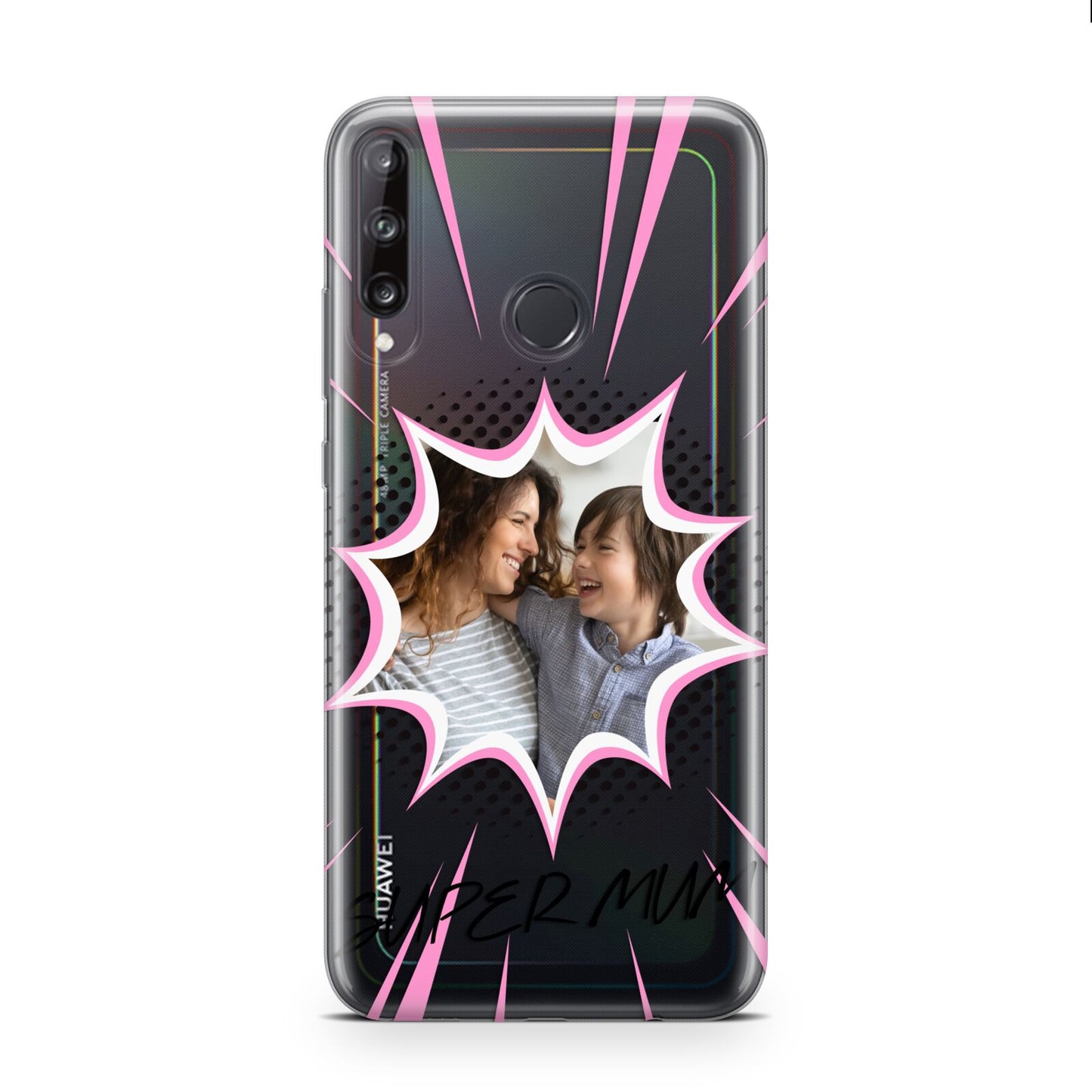 Super Mum Photo Huawei P40 Lite E Phone Case