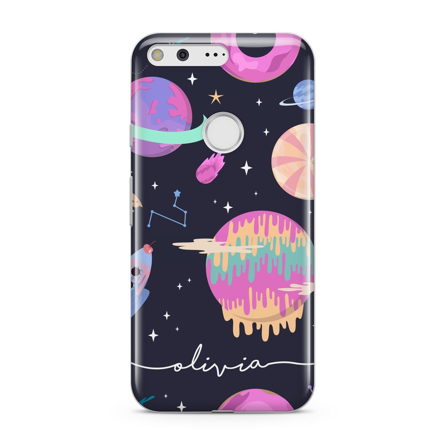 Super Sweet Galactic Custom Name Google Pixel Case