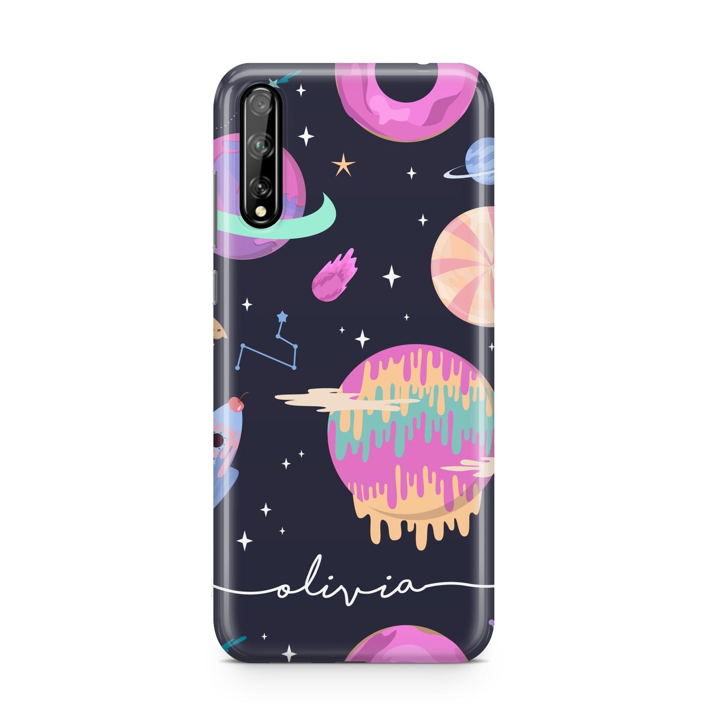 Super Sweet Galactic Custom Name Huawei Enjoy 10s Phone Case