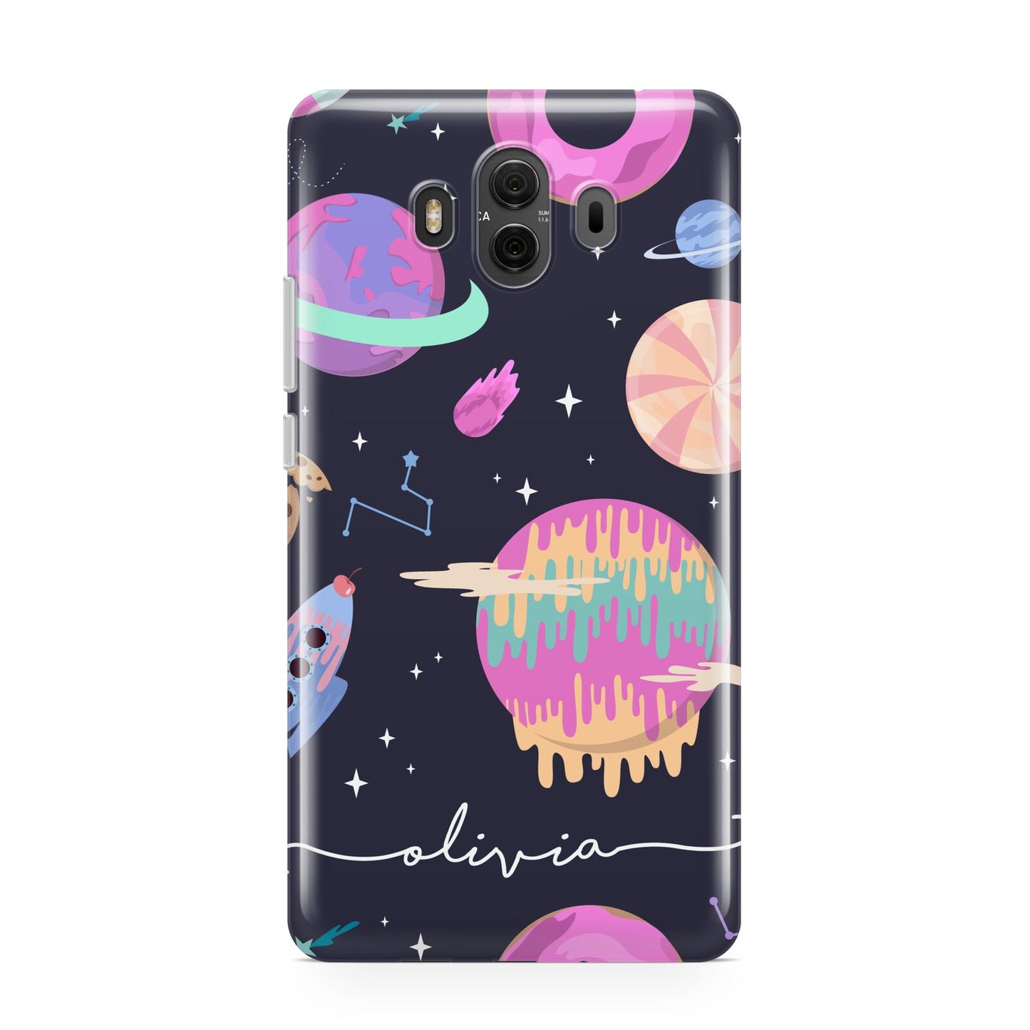 Super Sweet Galactic Custom Name Huawei Mate 10 Protective Phone Case