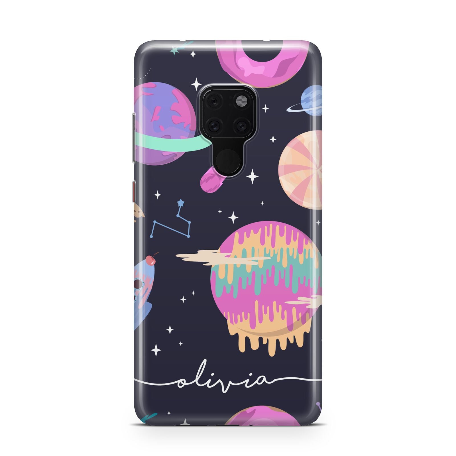 Super Sweet Galactic Custom Name Huawei Mate 20 Phone Case