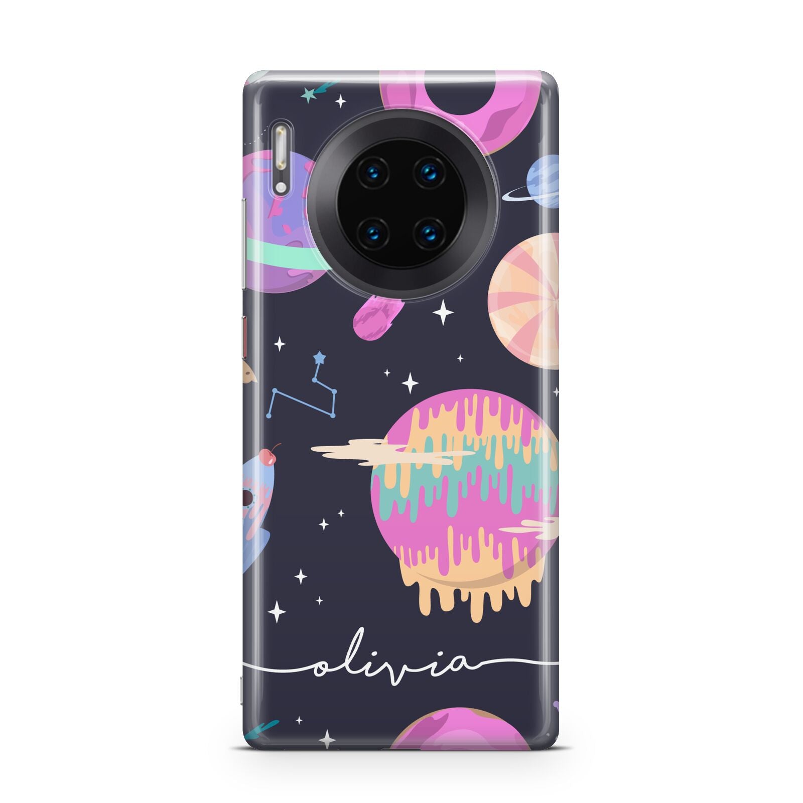 Super Sweet Galactic Custom Name Huawei Mate 30 Pro Phone Case