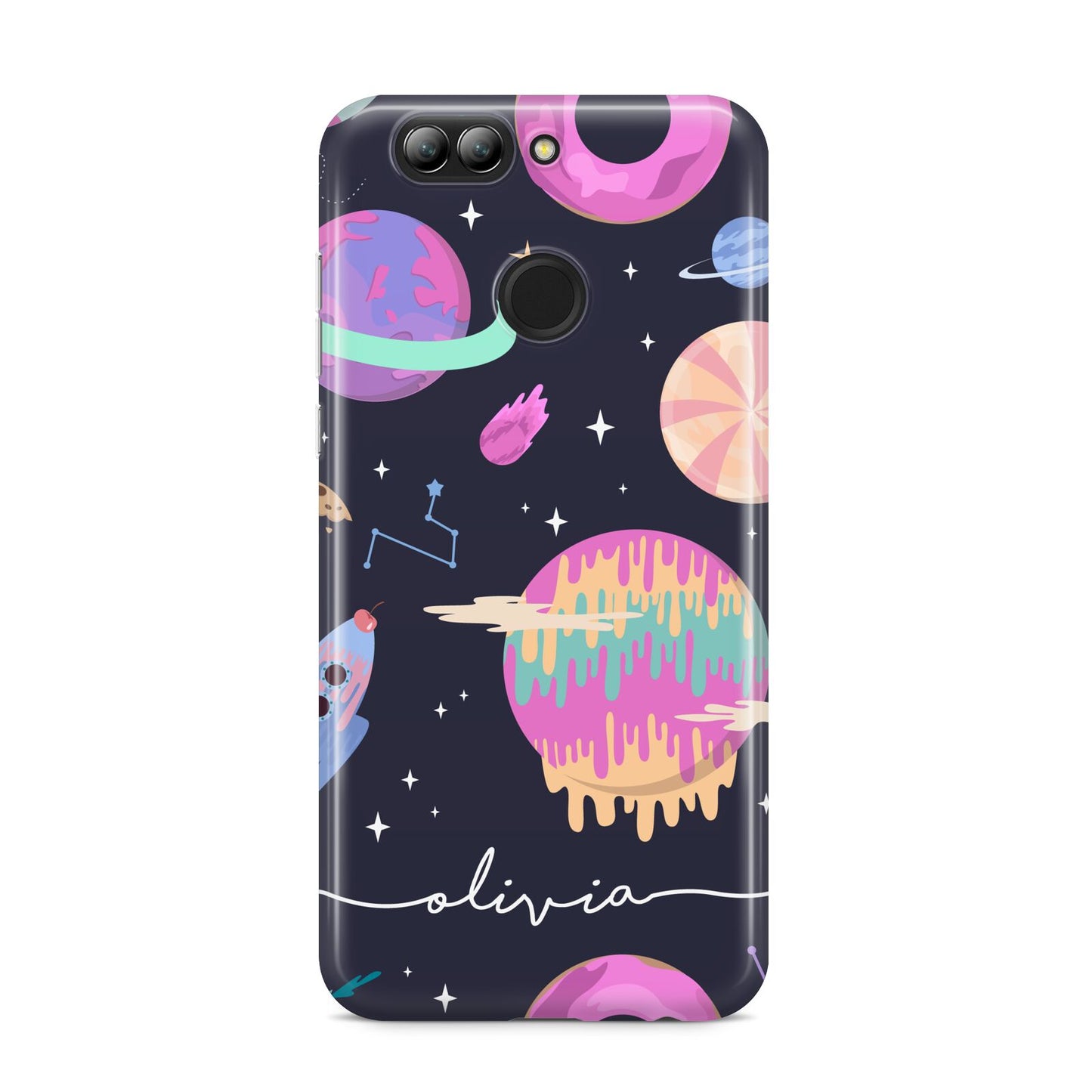 Super Sweet Galactic Custom Name Huawei Nova 2s Phone Case