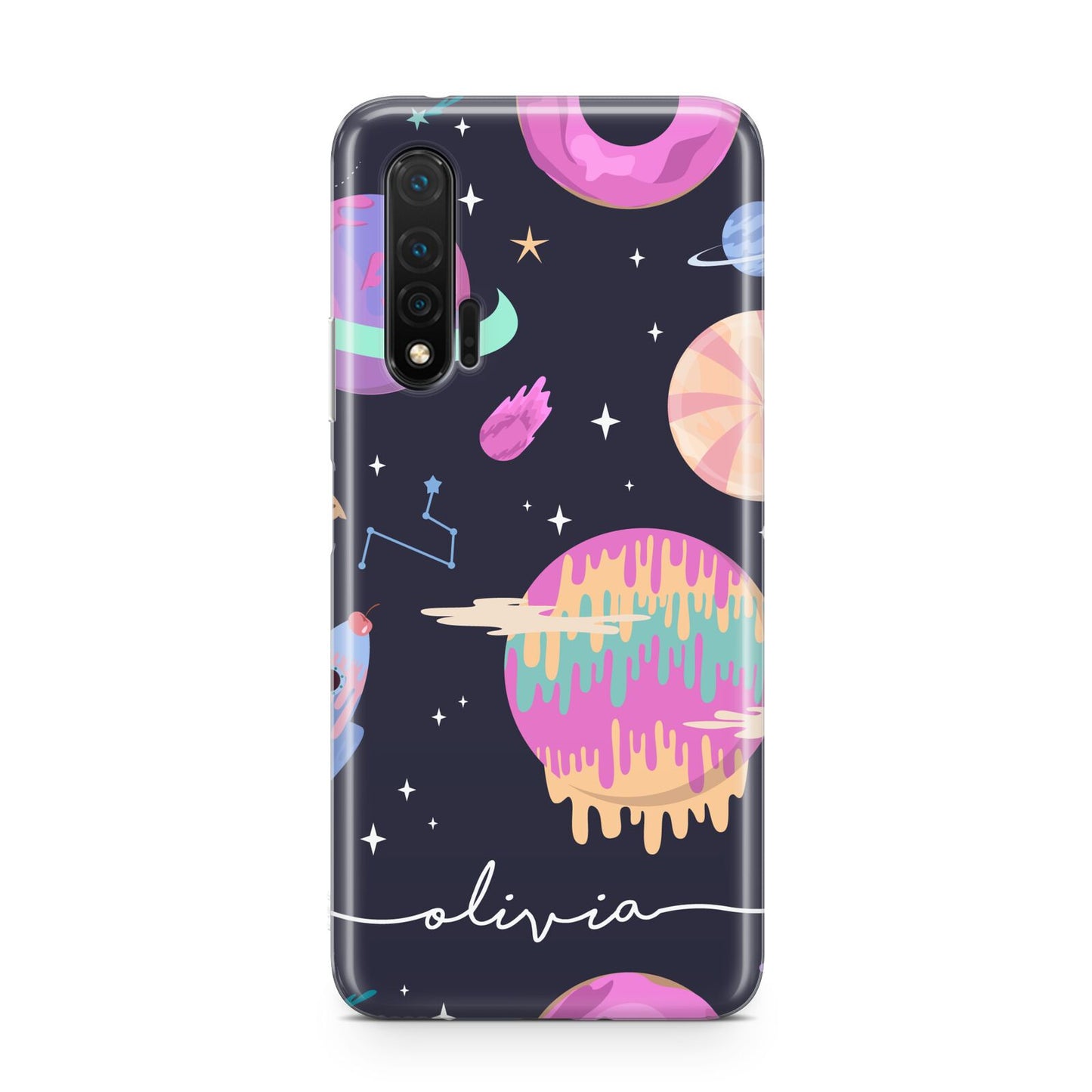 Super Sweet Galactic Custom Name Huawei Nova 6 Phone Case