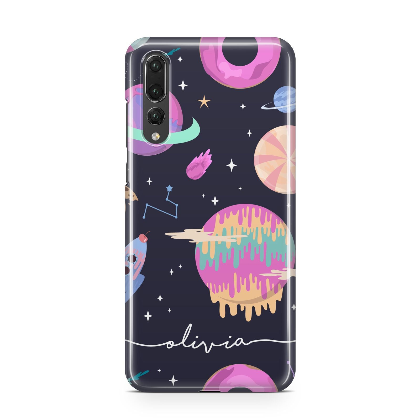 Super Sweet Galactic Custom Name Huawei P20 Pro Phone Case