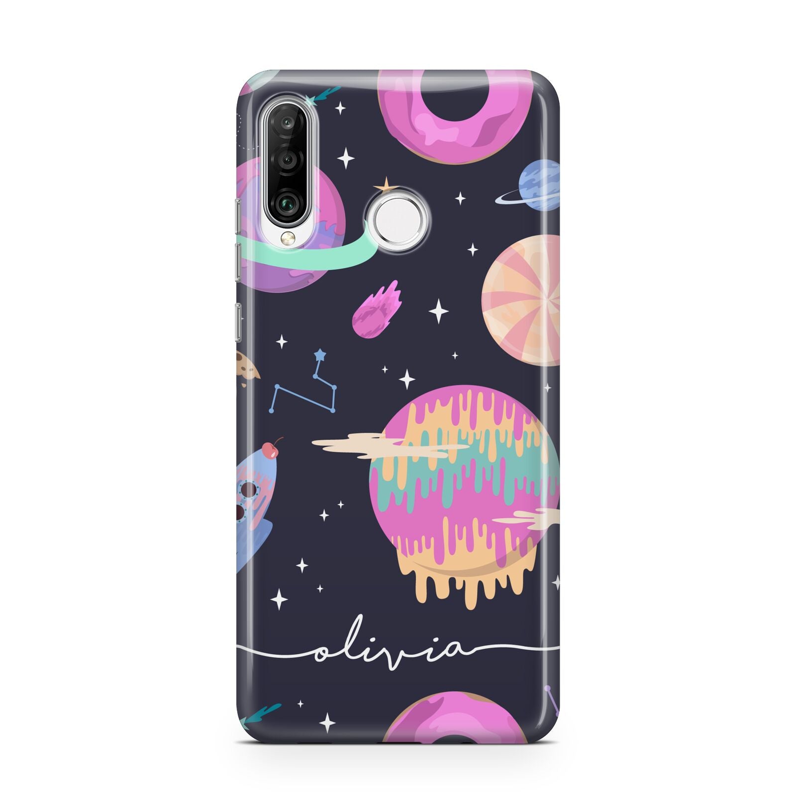 Super Sweet Galactic Custom Name Huawei P30 Lite Phone Case