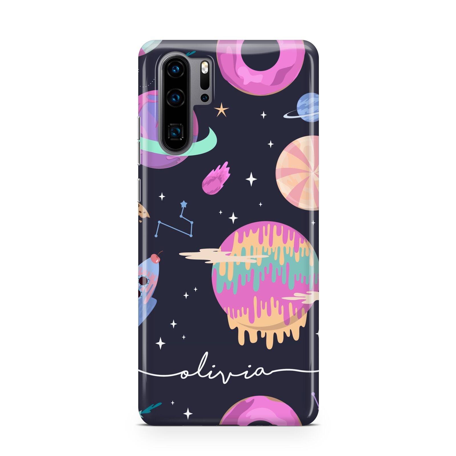 Super Sweet Galactic Custom Name Huawei P30 Pro Phone Case