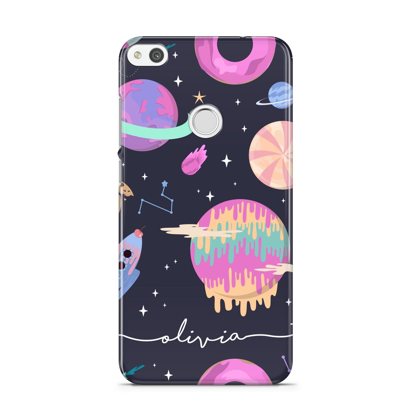 Super Sweet Galactic Custom Name Huawei P8 Lite Case