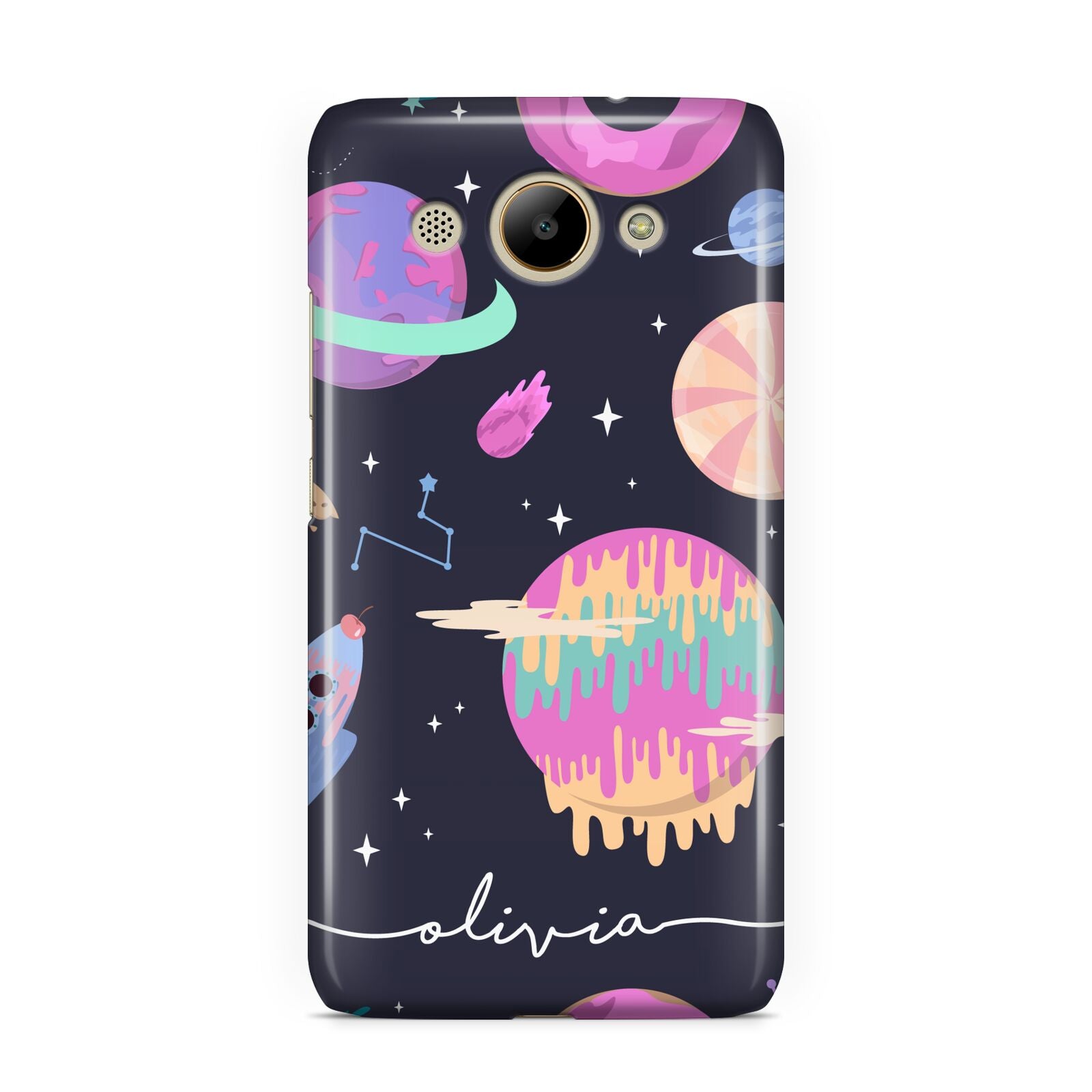 Super Sweet Galactic Custom Name Huawei Y3 2017