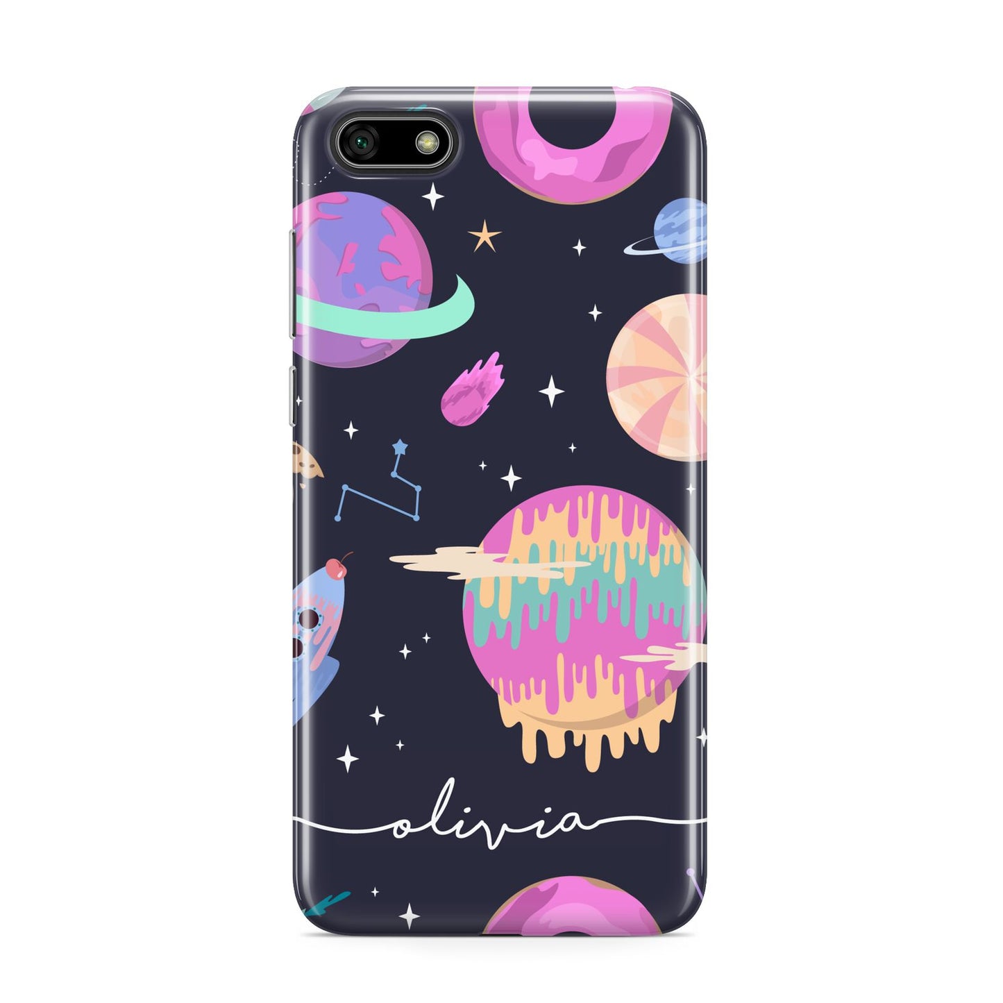 Super Sweet Galactic Custom Name Huawei Y5 Prime 2018 Phone Case